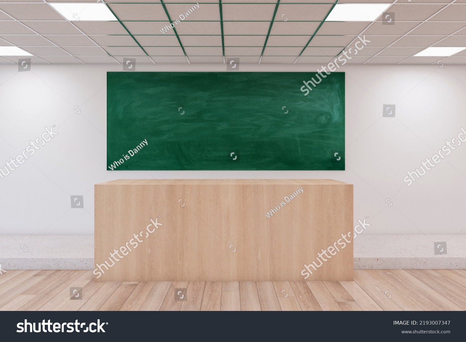 Modern Wooden Classroom Interior Desk Empty Stock Illustration 2193007347 Shutterstock 5528