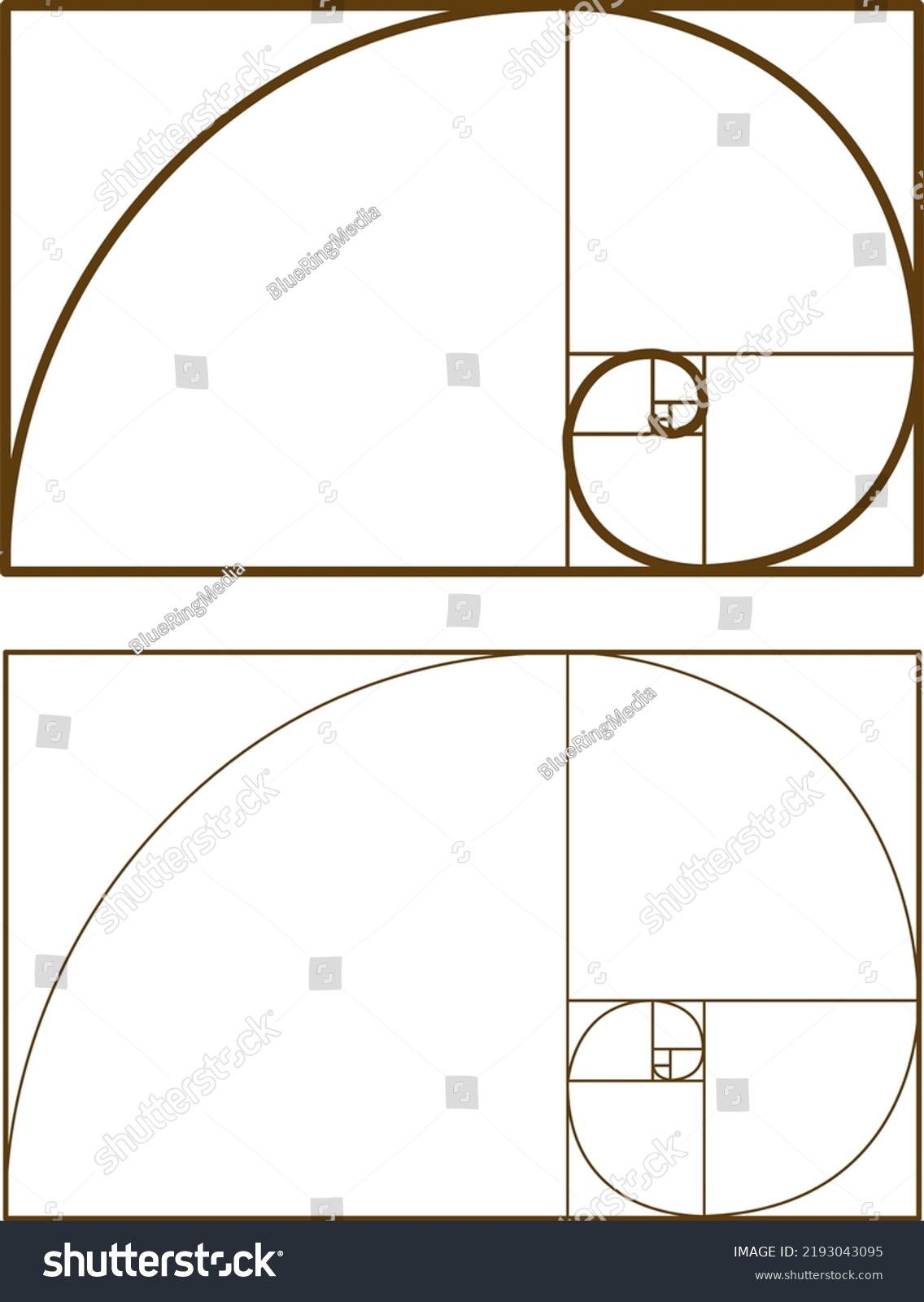 Fibonacci Sequence Mathematics Fibonacci Numbers Illustration Stock ...