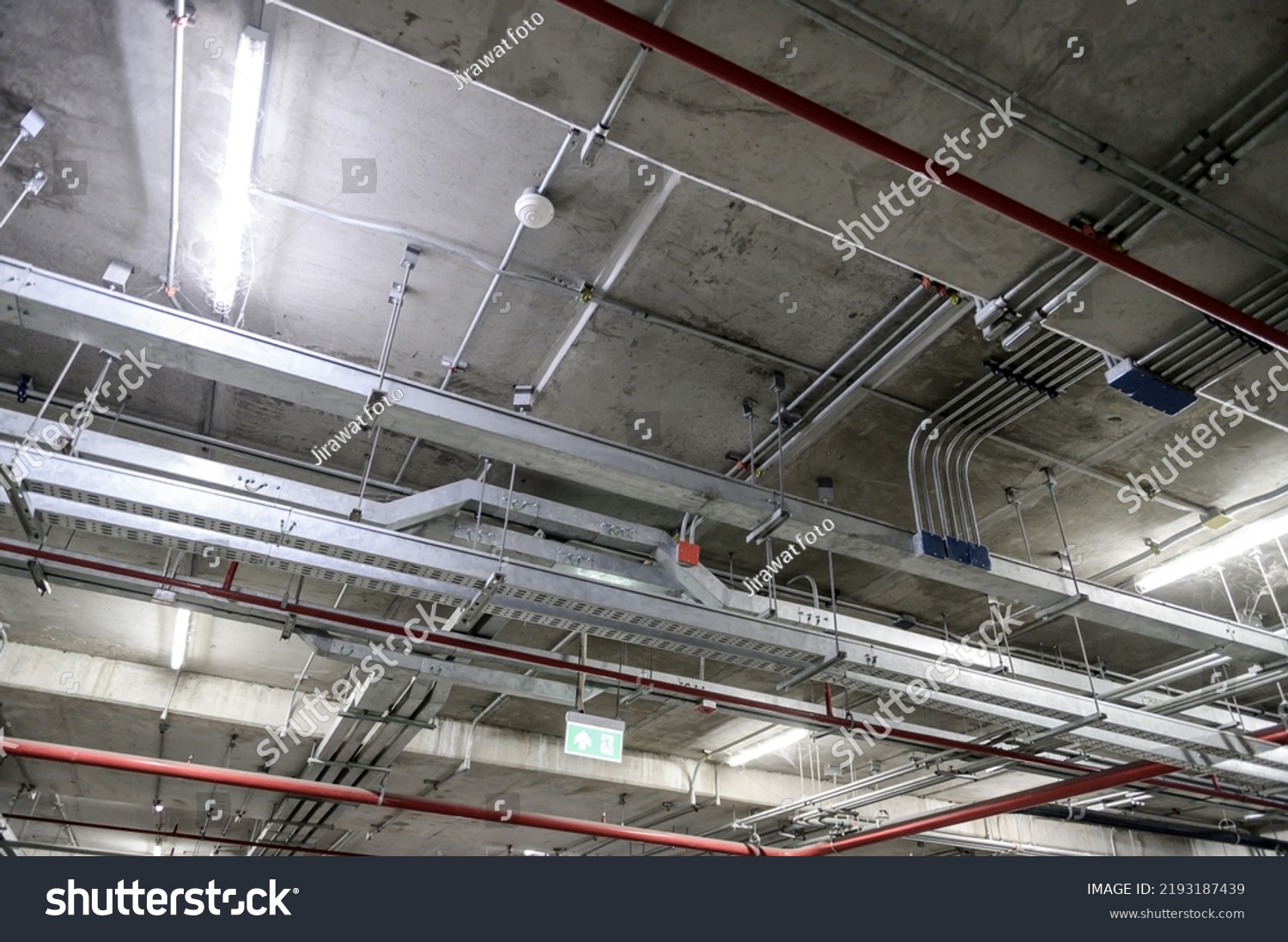 Installation Gas Pipe Building Pipe Systems Stock Photo 2193187439 ...