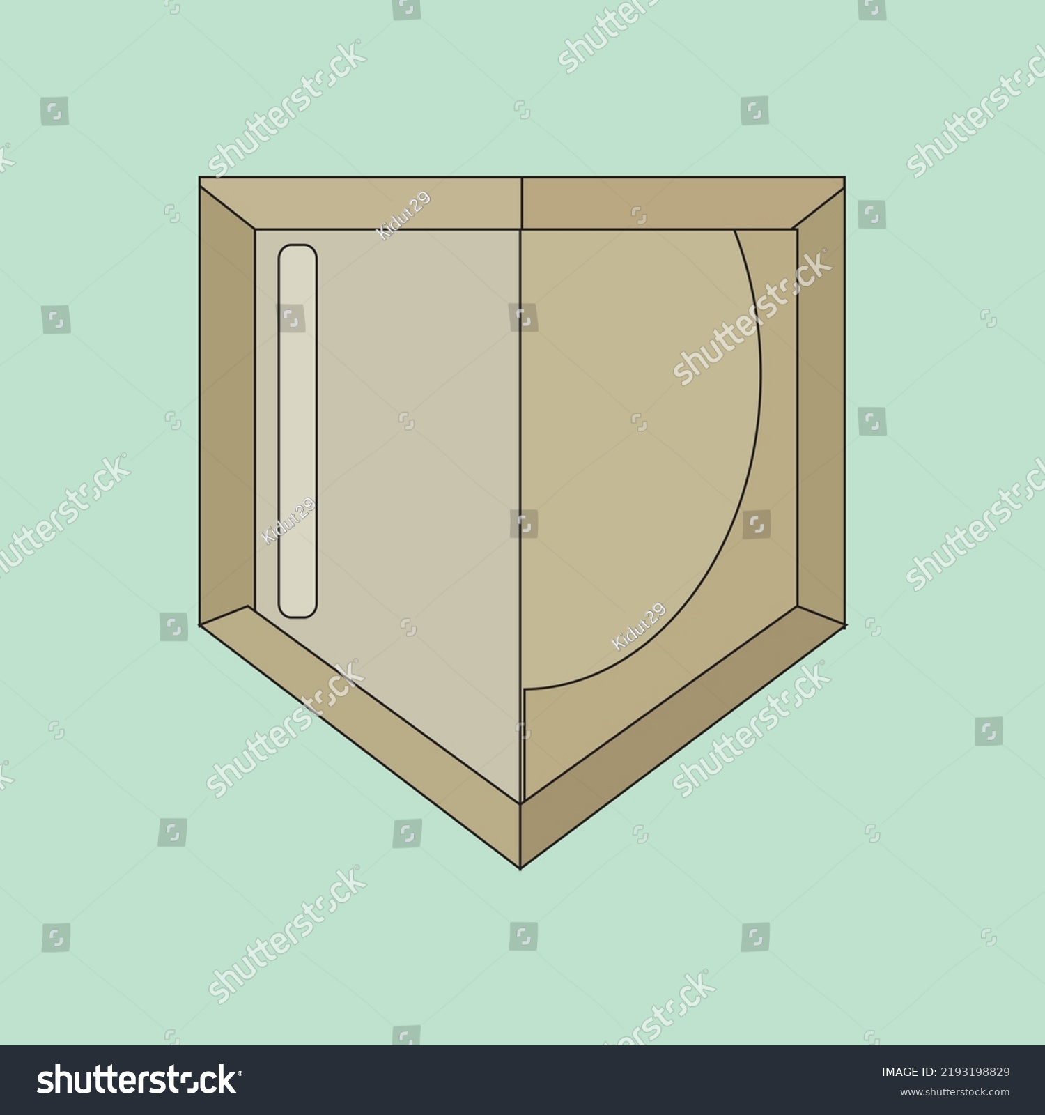 Baseball Home Plate Clipart Vector Design Stock Vector Royalty Free   Stock Vector Baseball Home Plate Clipart Vector Design 2193198829 