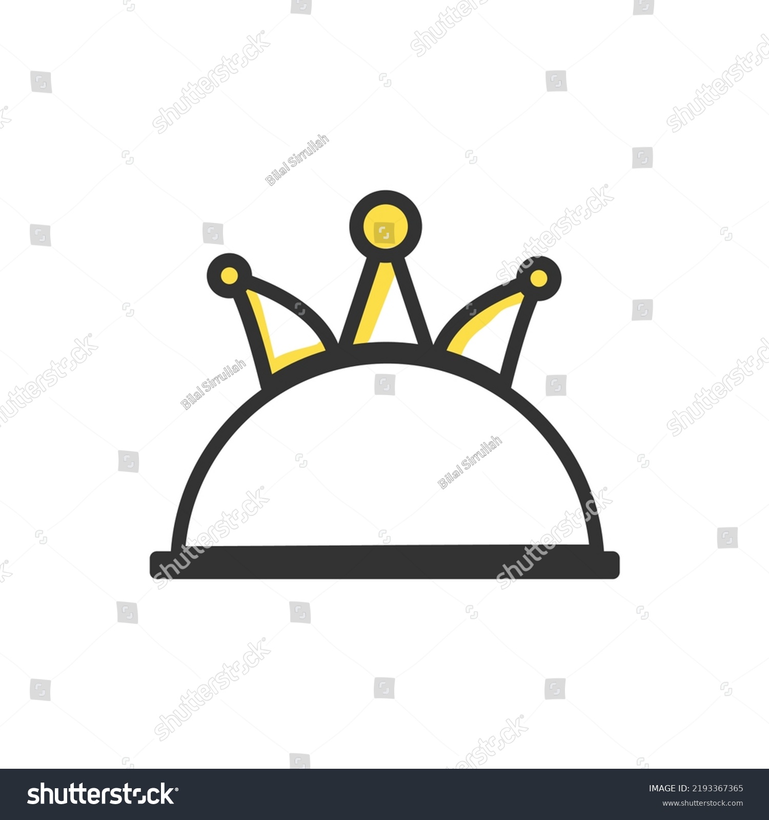 Restaurant King Logo Icon Chefs Crown Stock Vector (Royalty Free ...