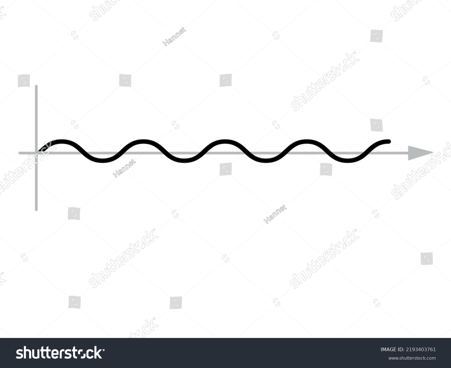 Sinusoid Sinusoidal Wave Pulse Lines Isolated Stock Vector (Royalty ...