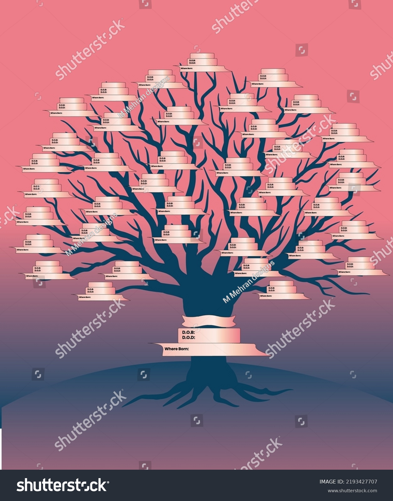 family-tree-diagram-family-stock-vector-royalty-free-2193427707