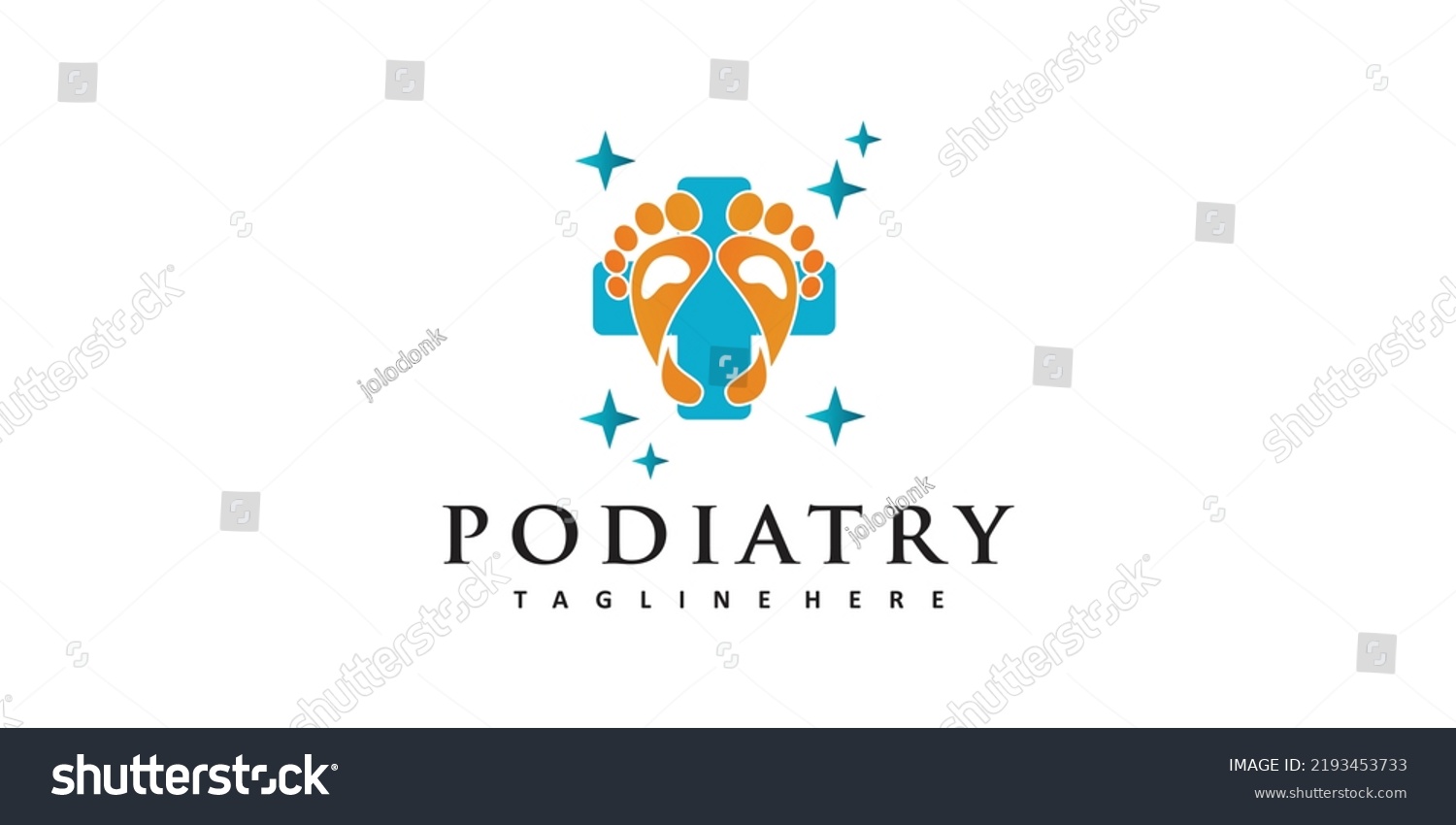 Podiatry Logo Design Simple Concept Premium Stock Vector (Royalty Free ...