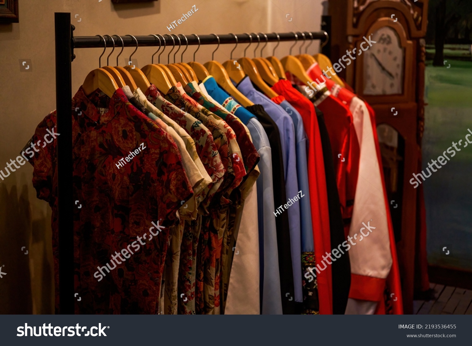 Chinese Cheongsam Traditional Chinese Clothing Store Stock Photo