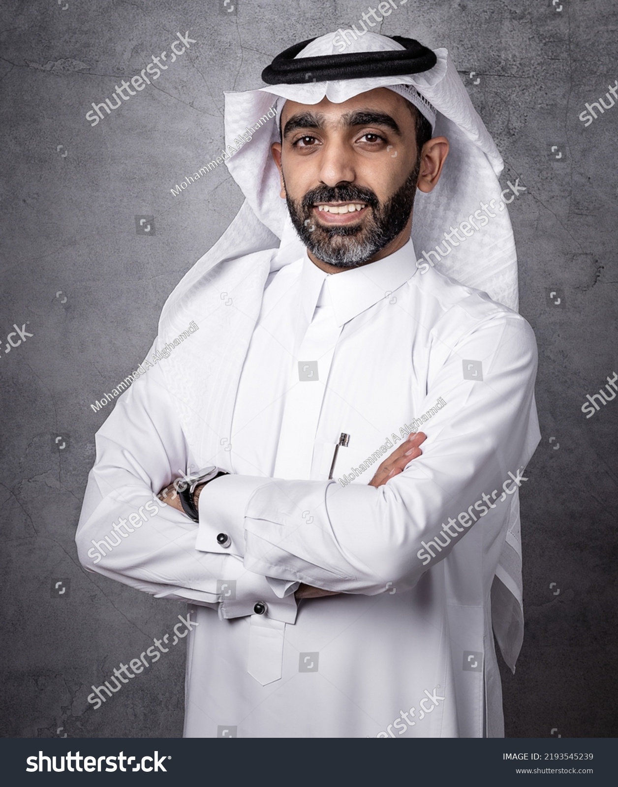 Saudi Arabian Male Model Various Dressing Stock Photo 2193545239 ...