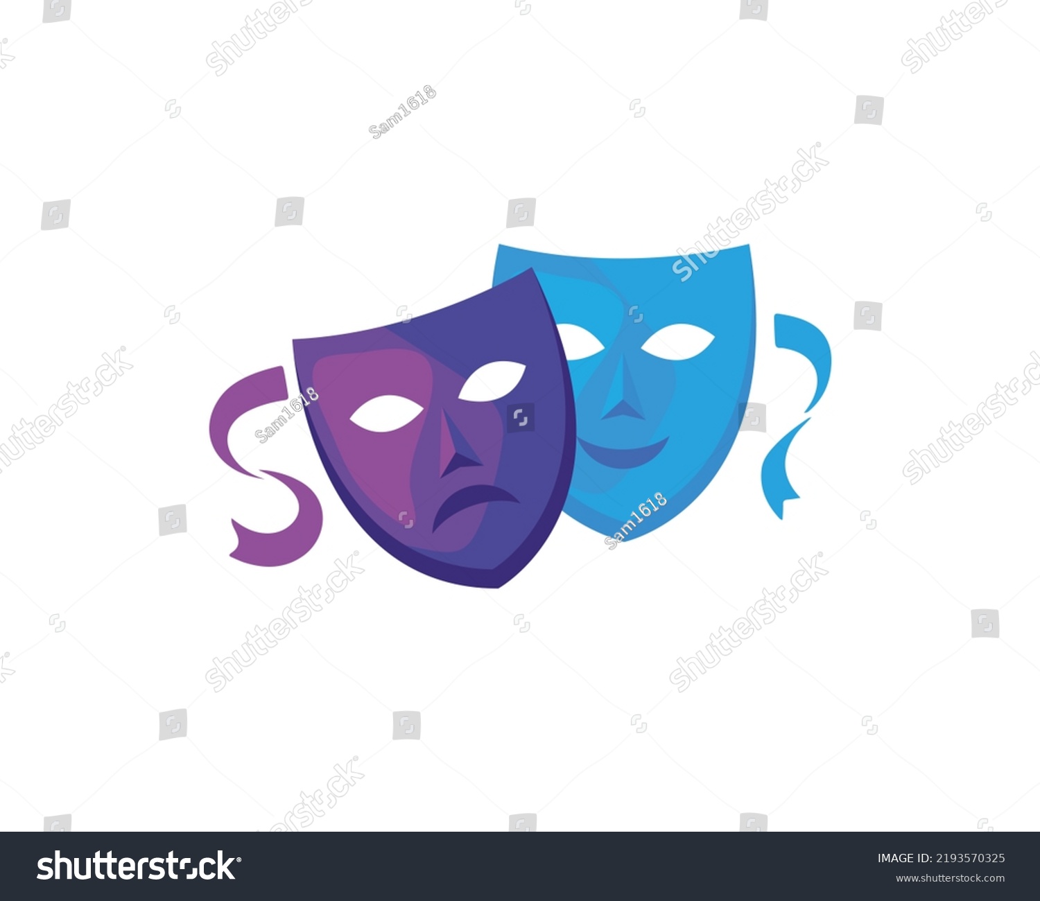 Theater Vector Morden Logo Design Stock Vector (Royalty Free ...