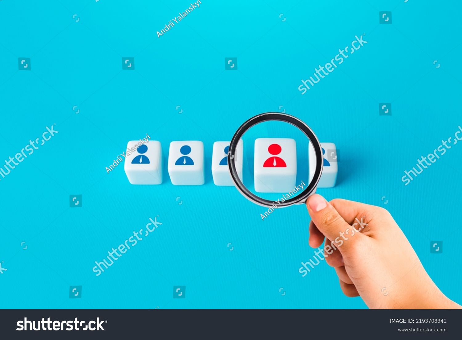 review-potential-candidate-employer-chooses-recruit-stock-photo