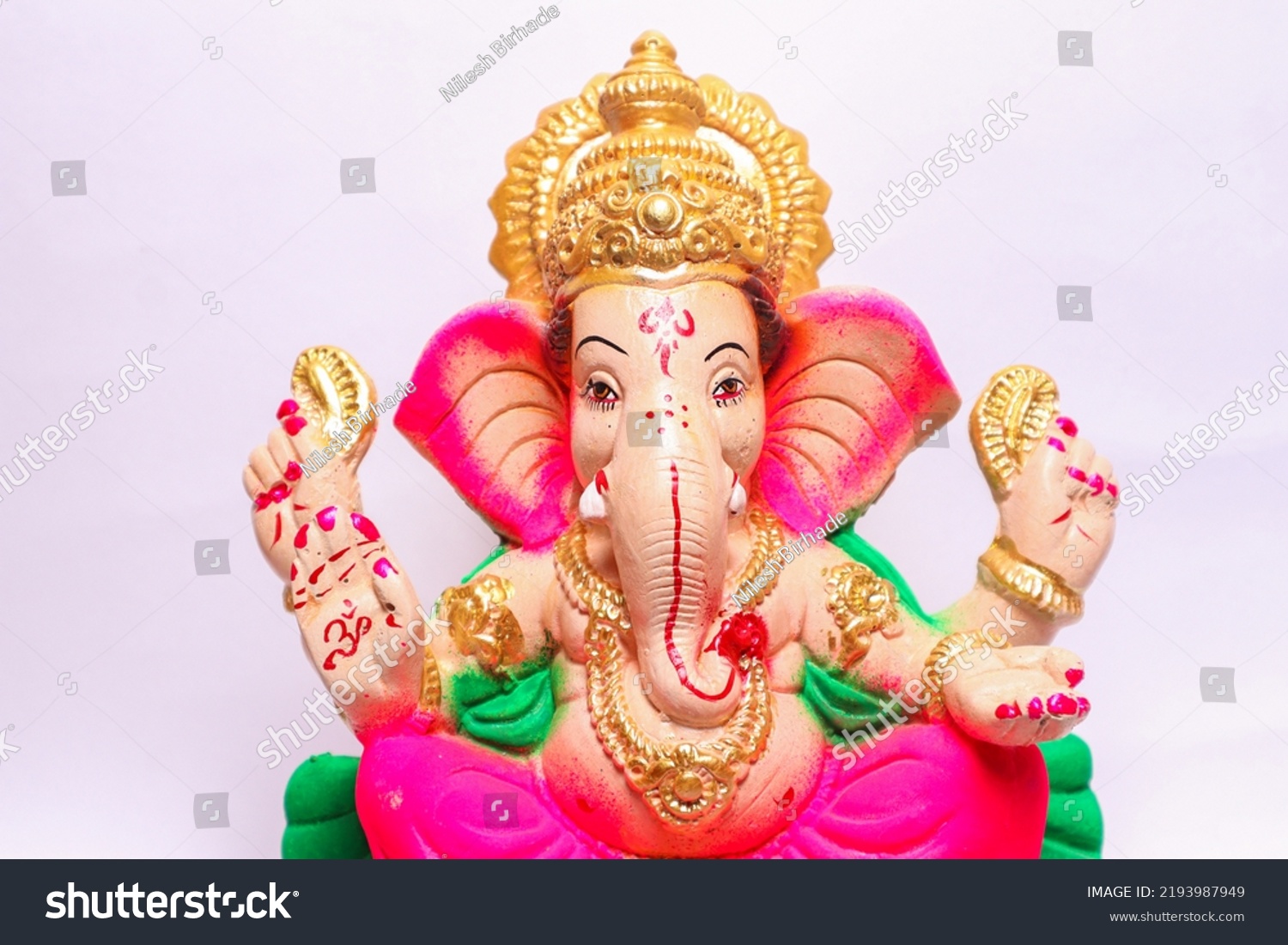 Lord Ganesha Ganesh Festival India Stock Photo 2193987949 | Shutterstock