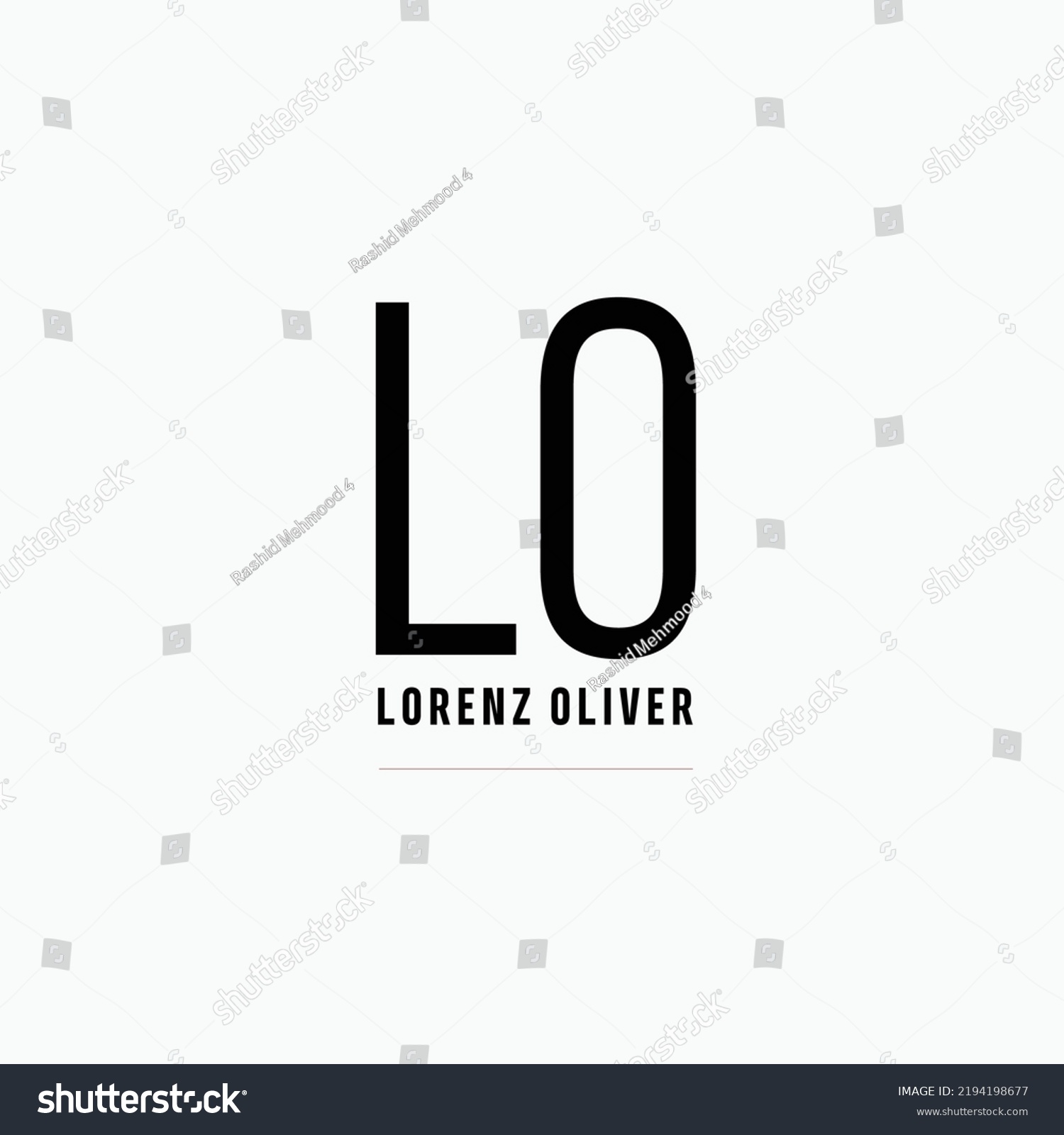 Typography Logo Design Best Profile Pic Stock Vector (royalty Free 