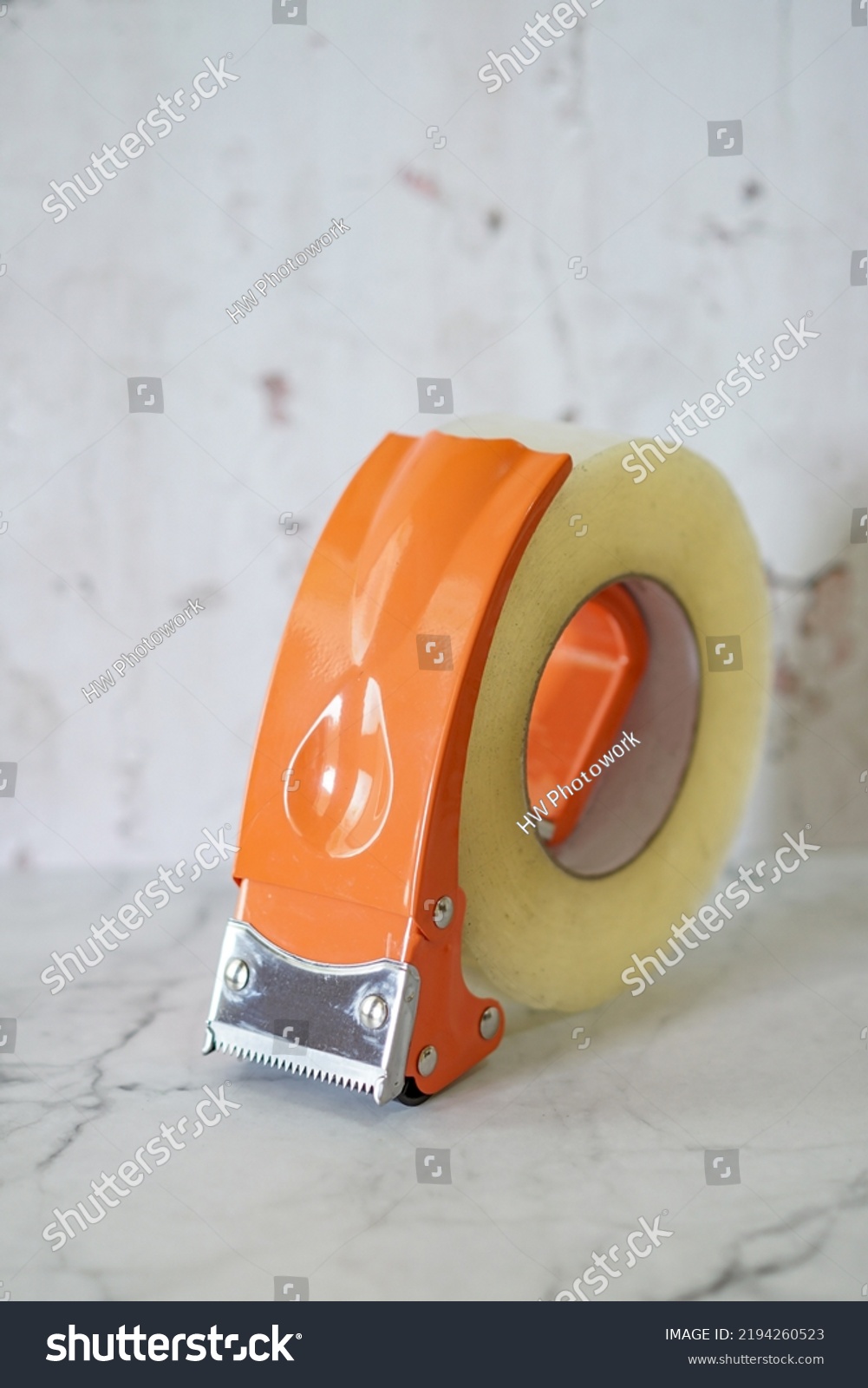 Large Big Adhesive Tape Dispenser Sealing Stock Photo 2194260523