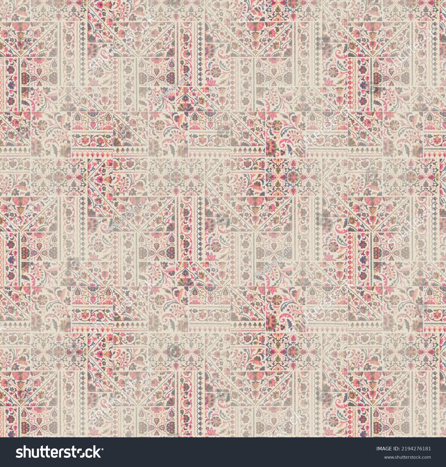 Rug Texture Wallpaper Background Design Stock Illustration 2194276181