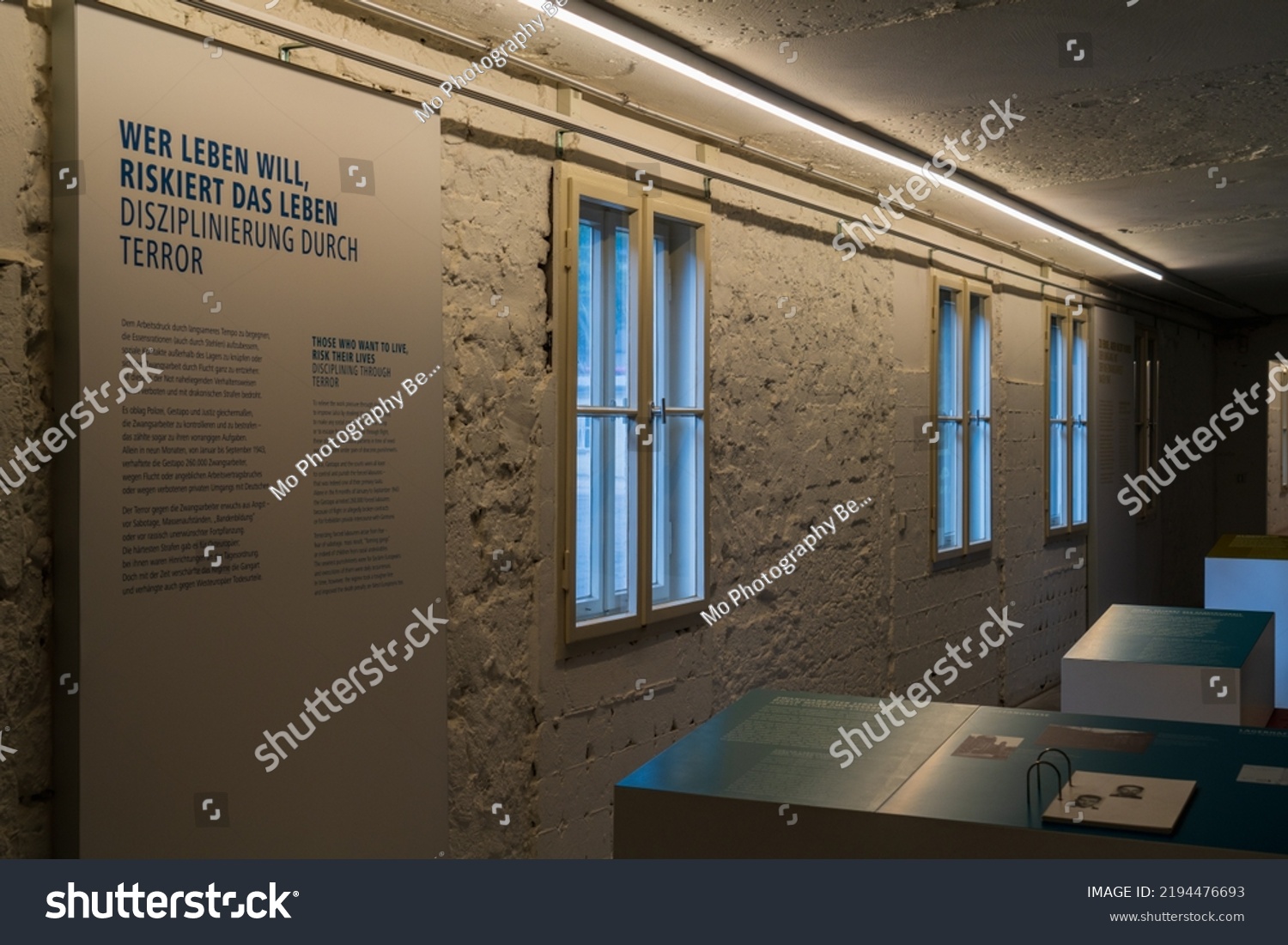 Berlin 2022 Nazi Forced Labour Documentation Stock Photo 2194476693 ...