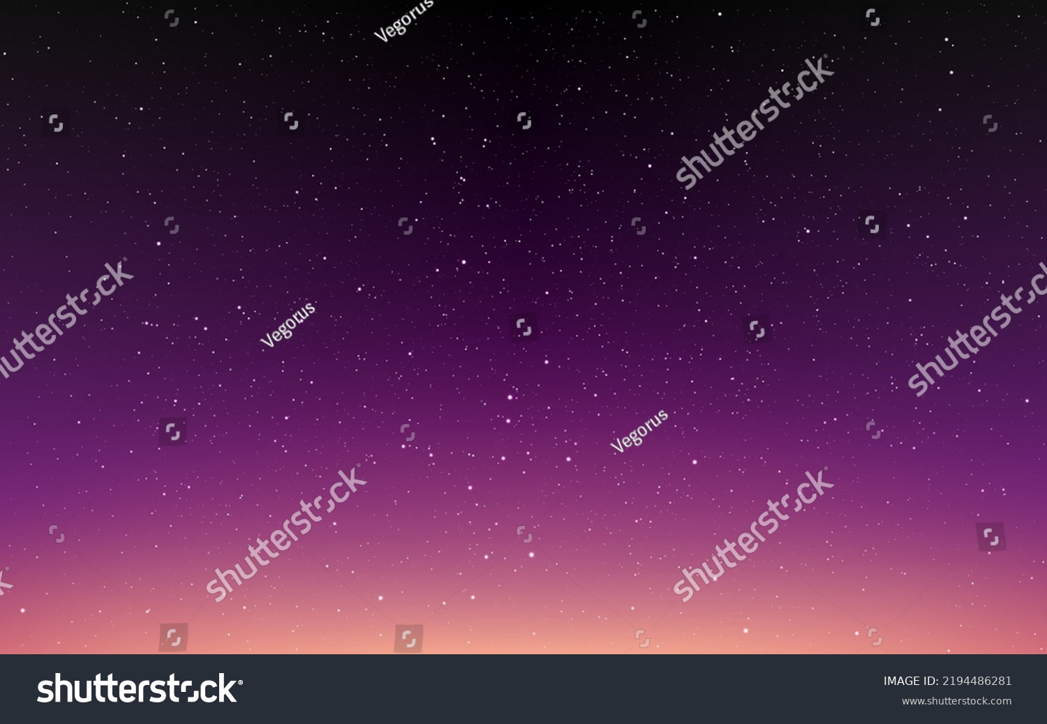 Night Sky Background Sunset Wallpaper Stars Stock Vector Royalty Free 2194486281 Shutterstock 2717