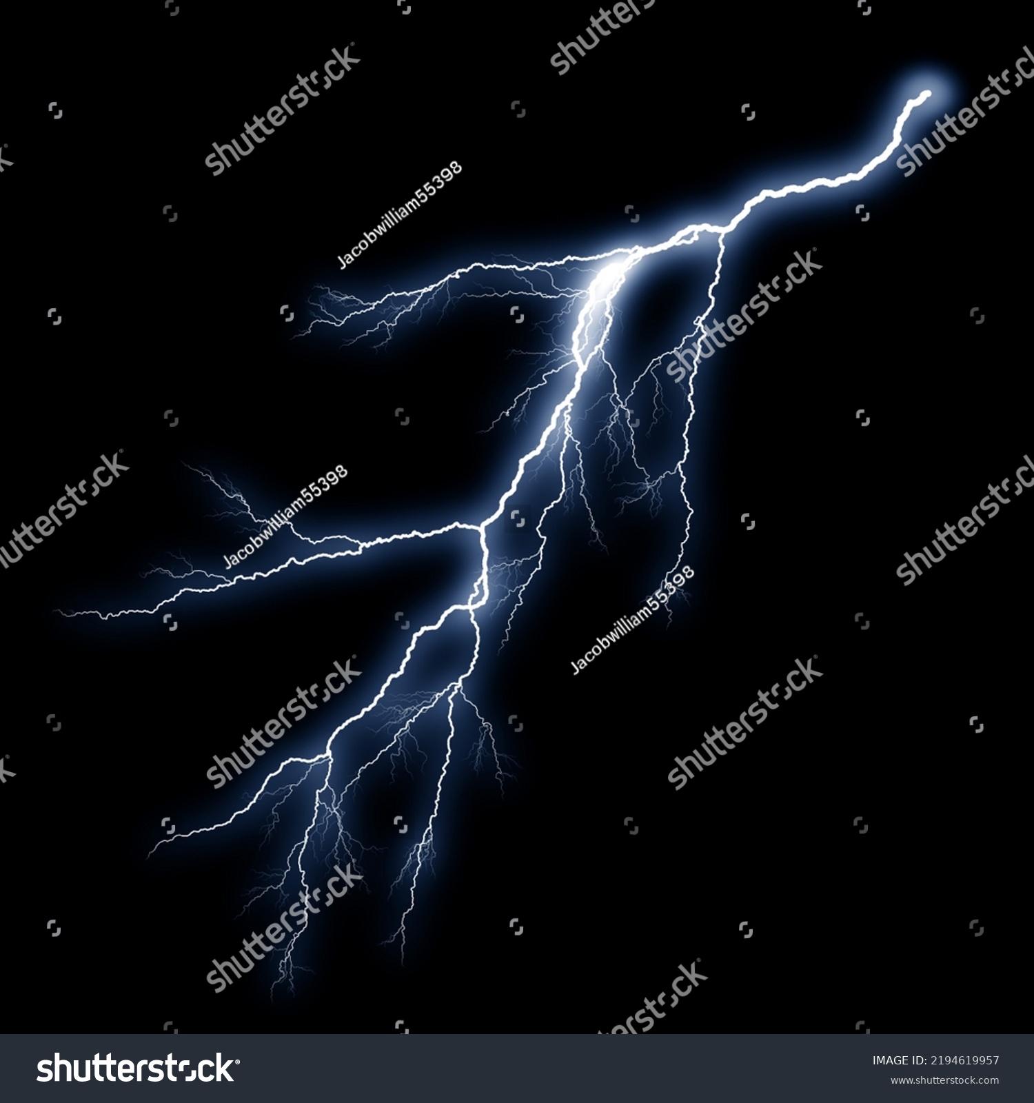 Lightning Overlays Thunder Overlays Lightning Background Stock ...