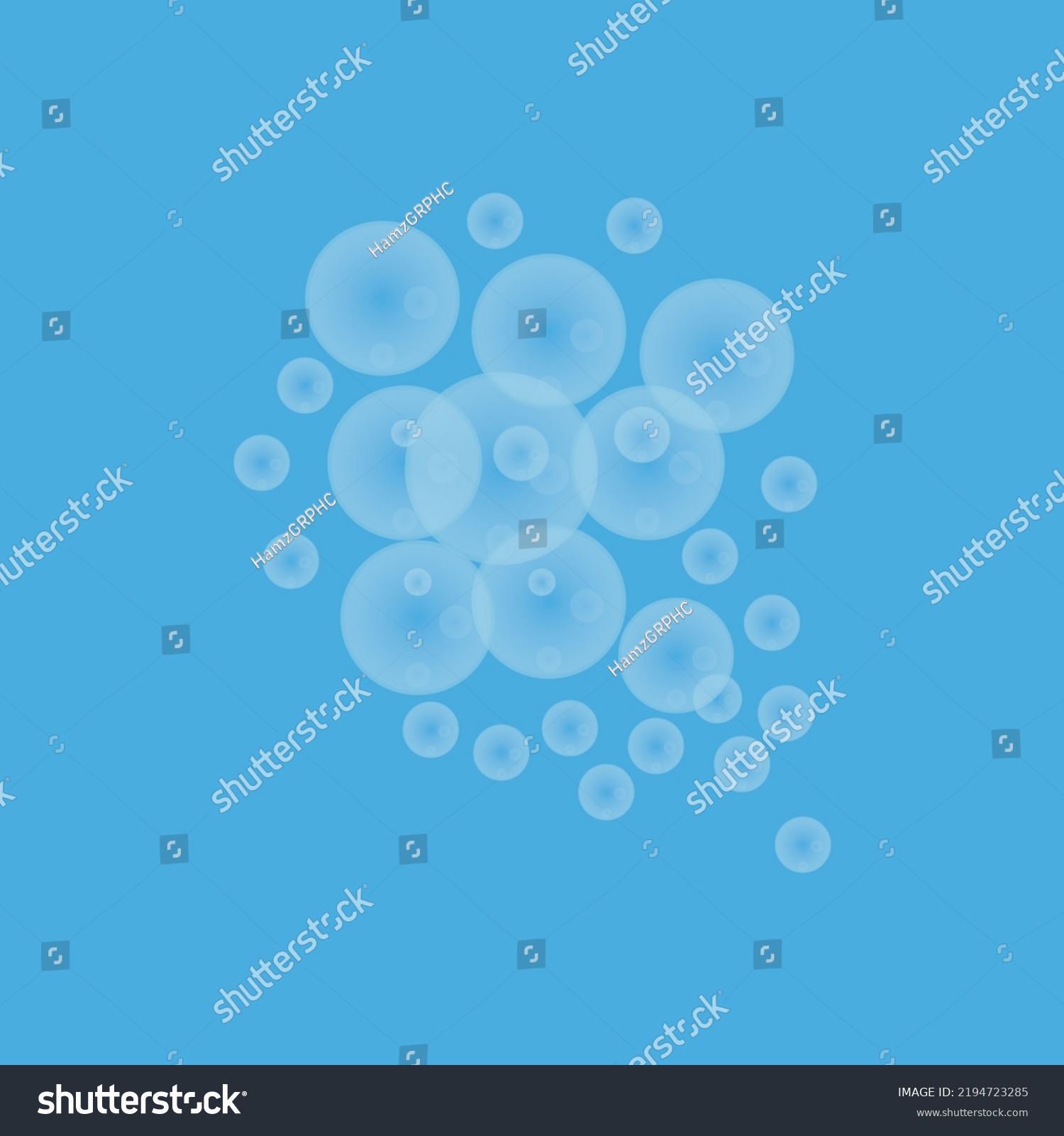 Water Bubble Logo Design Soap Foam Stock Vector (Royalty Free ...