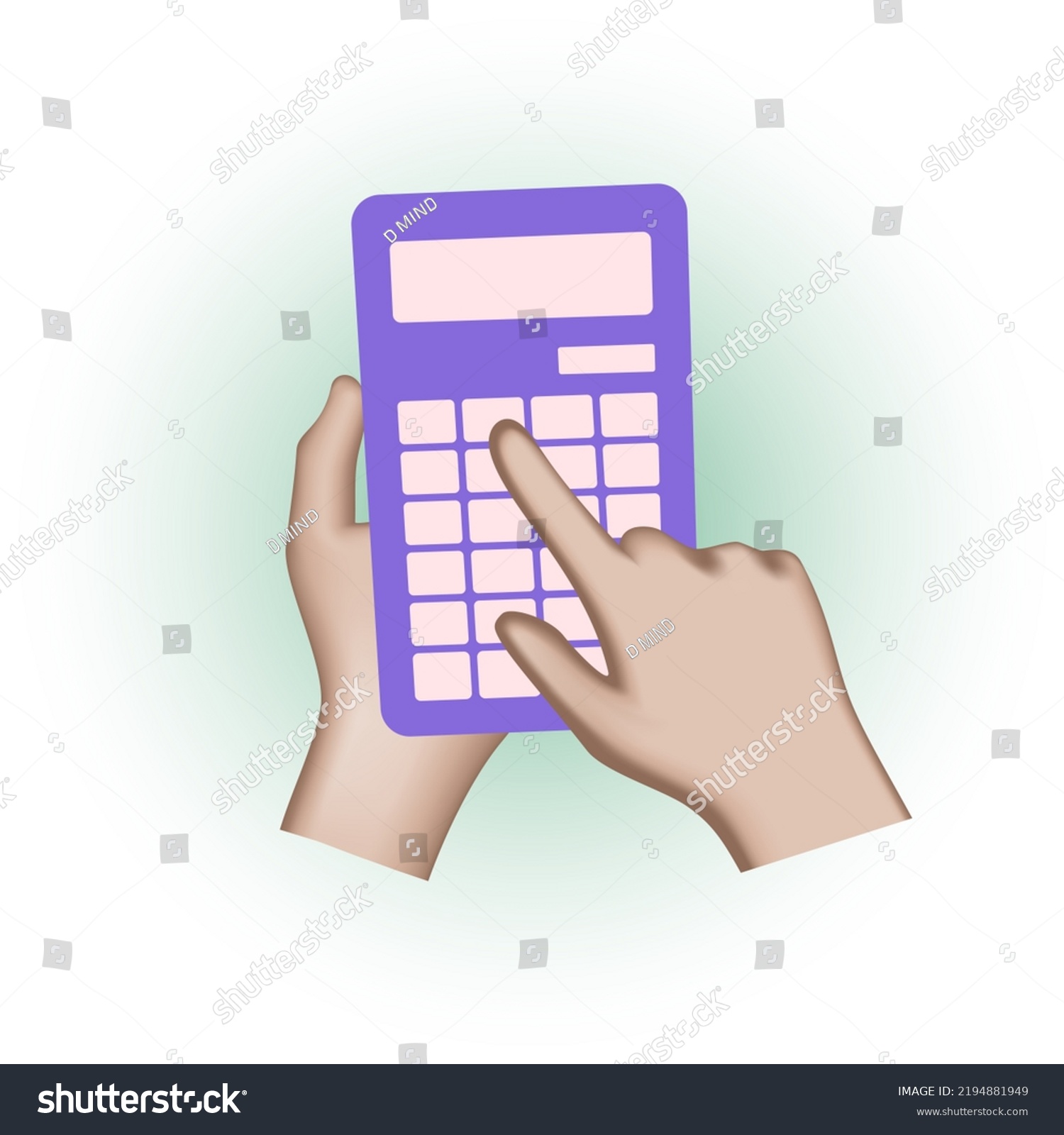 Hand Holding Calculatorillustrations Hand Icon Stock Vector Royalty Hand Holding Calculatorillustrations Hand Icon Stock Vector Royalty