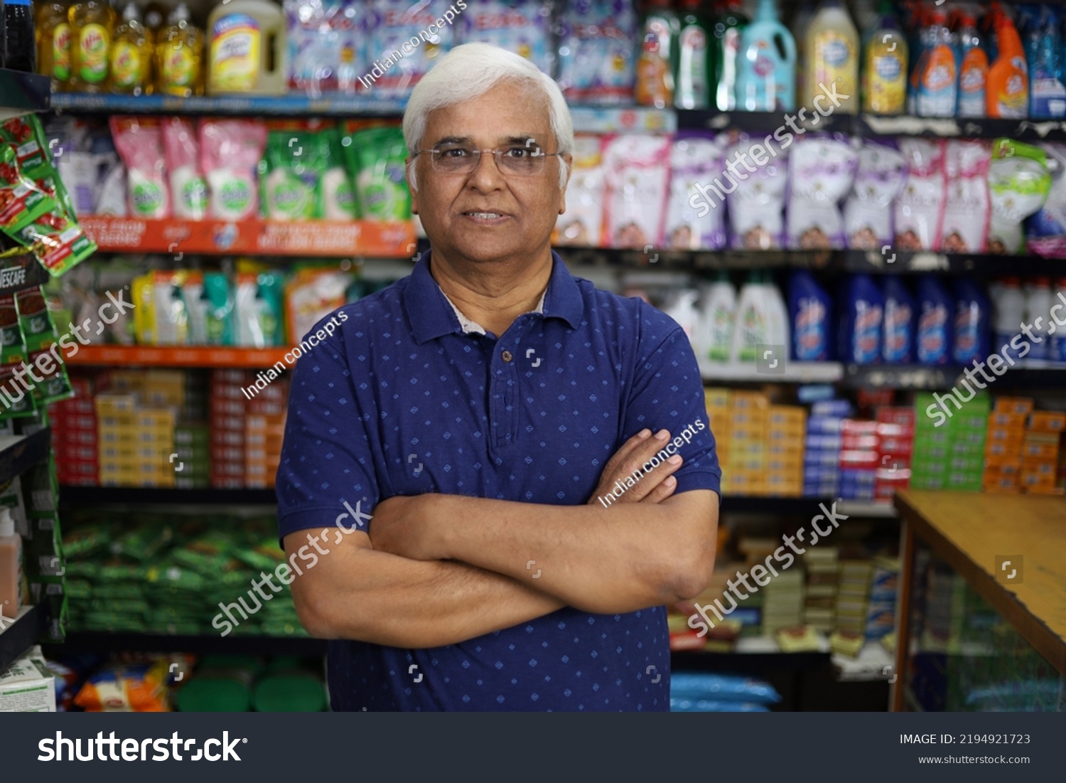 Portrait Happy Smiling Indian Old Man Stock Photo 2194921723 | Shutterstock