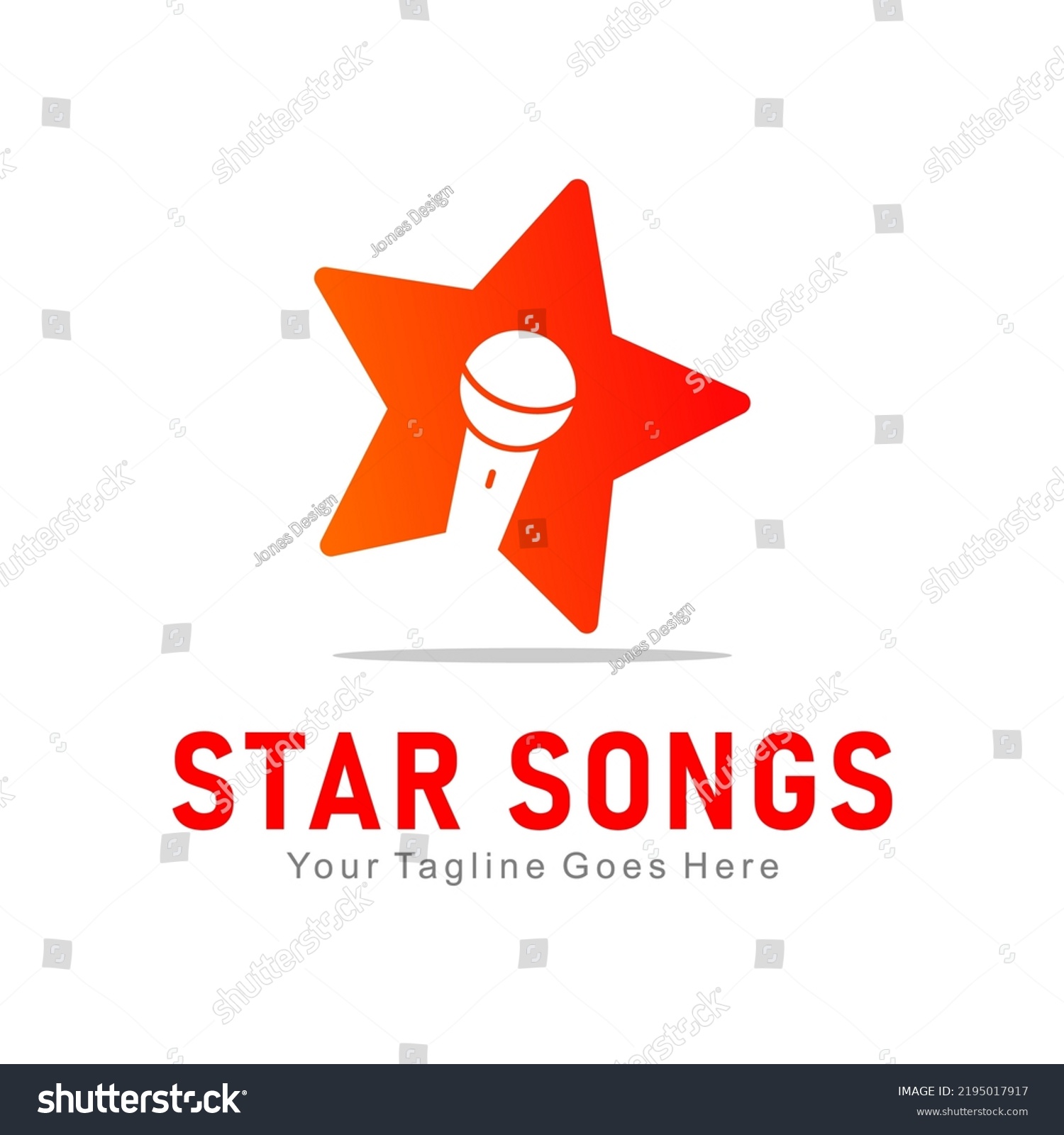 Star Songs Logo Vector Template Stock Vector (Royalty Free) 2195017917 ...