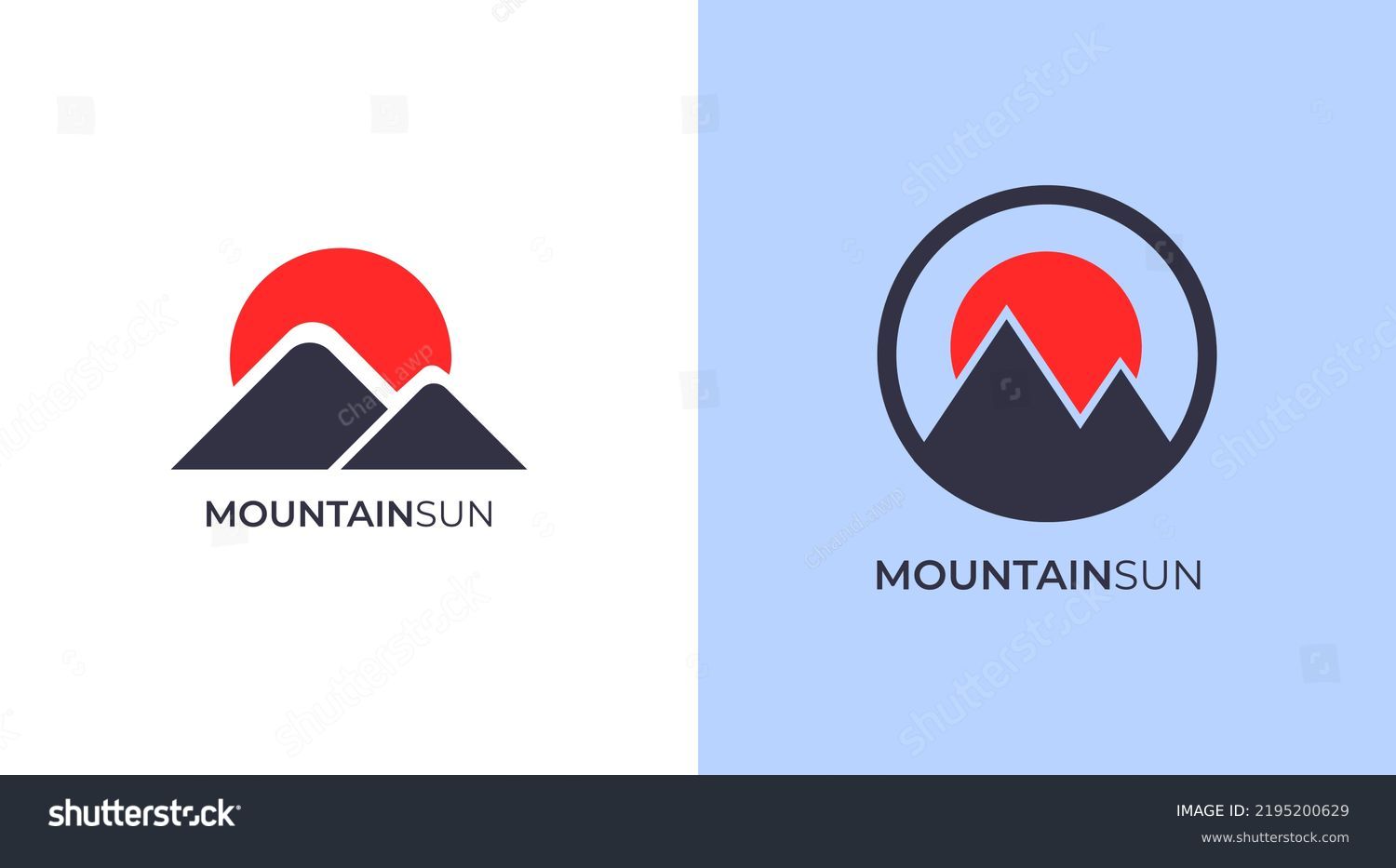 Mountain Logo Flat Concept Vector Illustration Stock Vector (Royalty ...