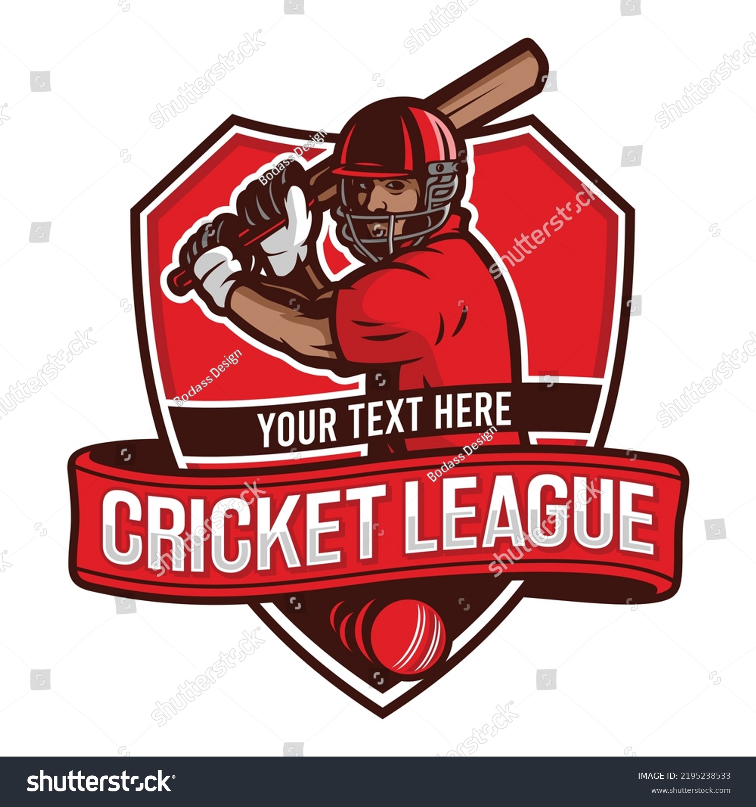Cricket Logo Championship Player Illustration Vector Stock Vector ...