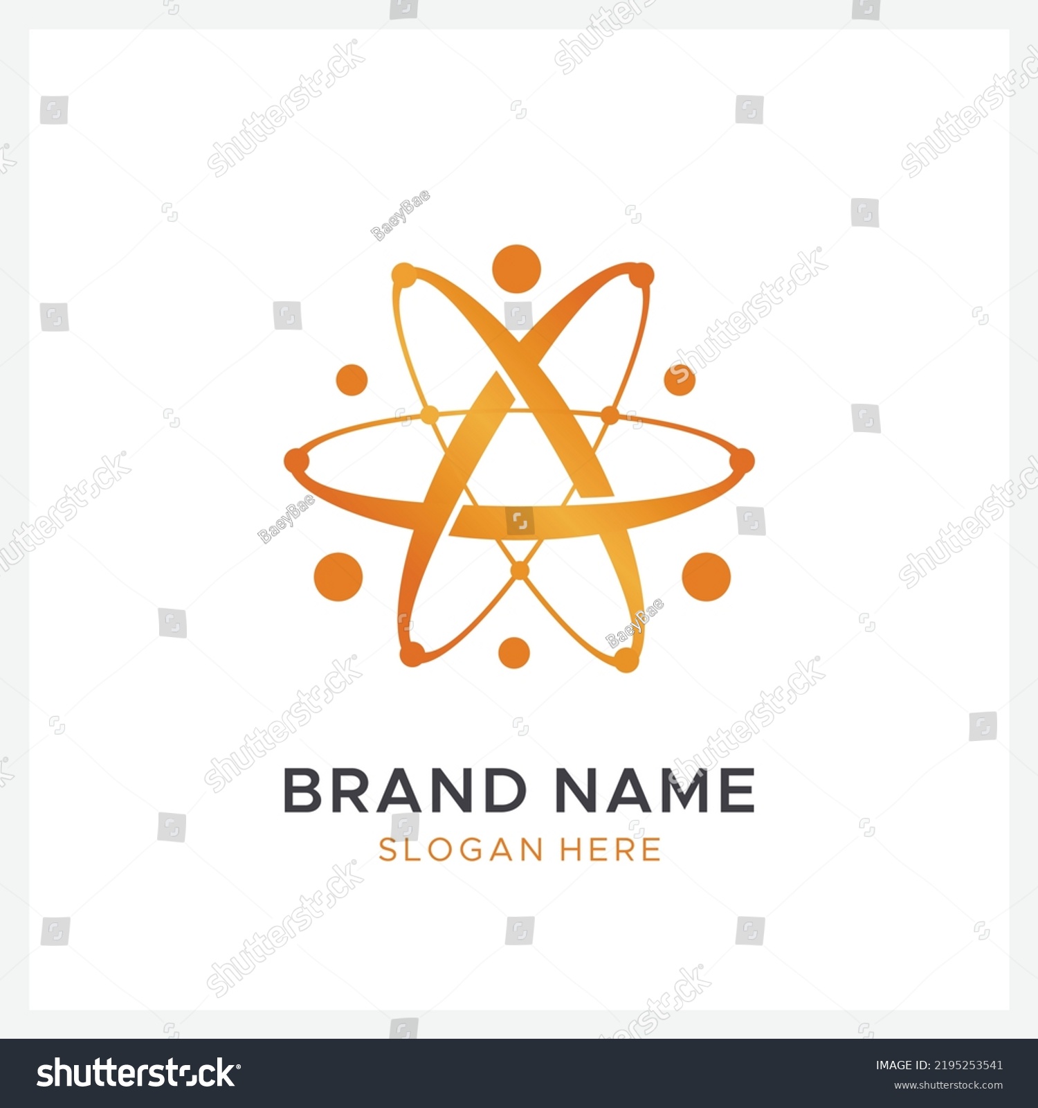 Fusion Logo Design Illustration Template Stock Vector (Royalty Free ...