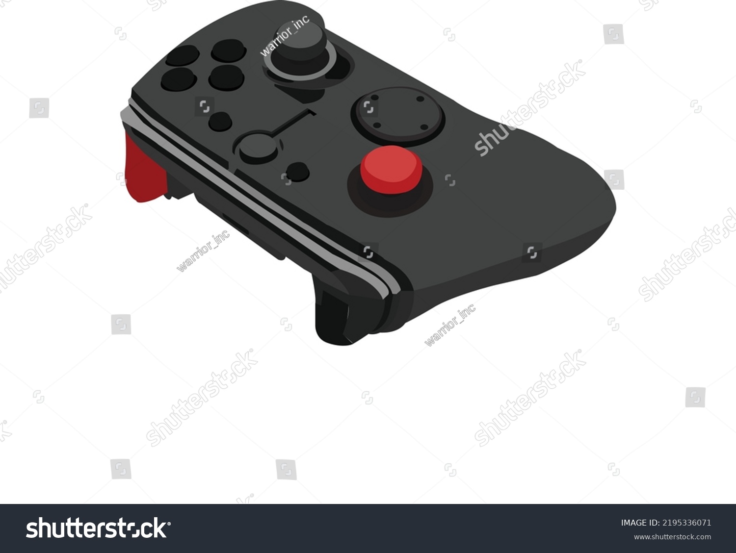 Gamepad Vector Doodle Style Video Game Stock Vector (Royalty Free ...