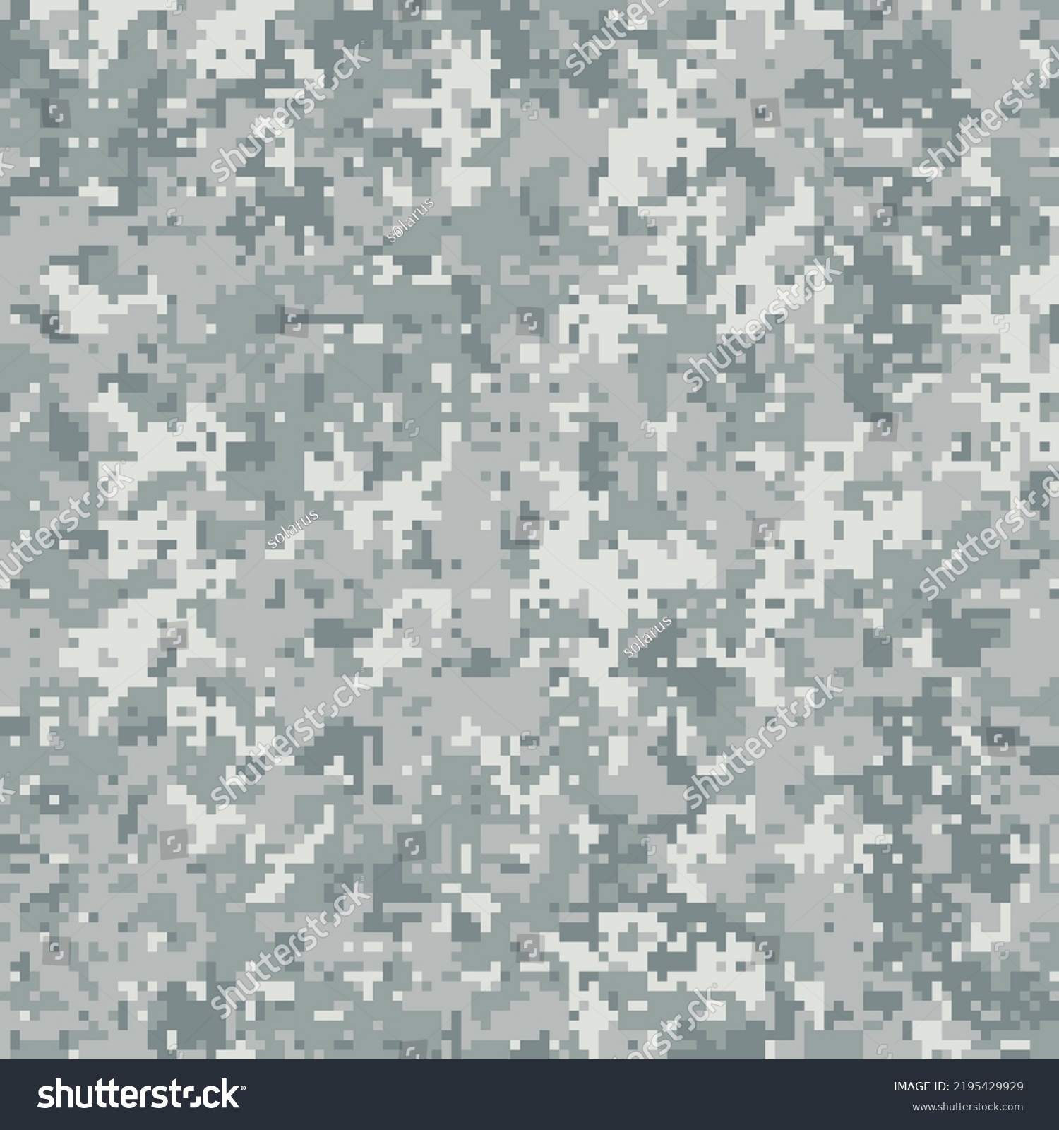 Pixel Camouflage Soldier Army Uniform Modern Stock Vector (Royalty Free ...