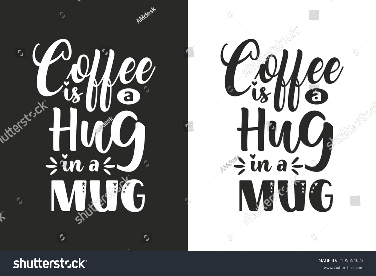 Typography Hand Lettering Coffee Quotes Poster Stock Vector Royalty Free 2195554023 Shutterstock 1652