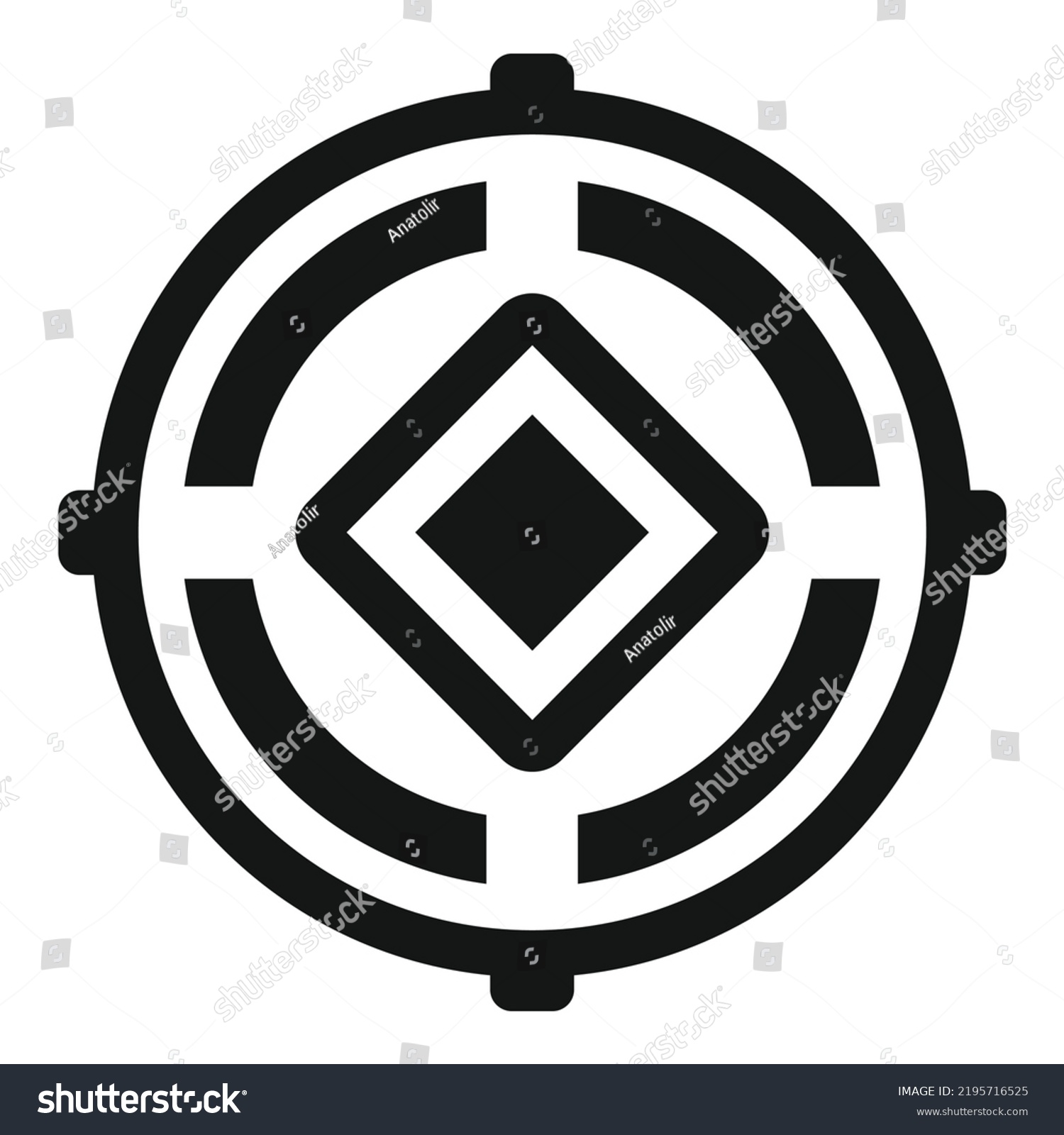 Well Manhole Icon Simple Vector City Stock Vector (Royalty Free ...