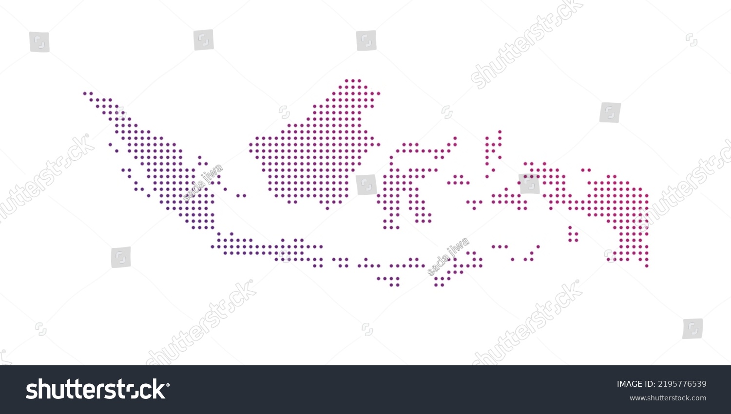 Indonesia Map Design Vector Illustration Stock Vector (Royalty Free ...