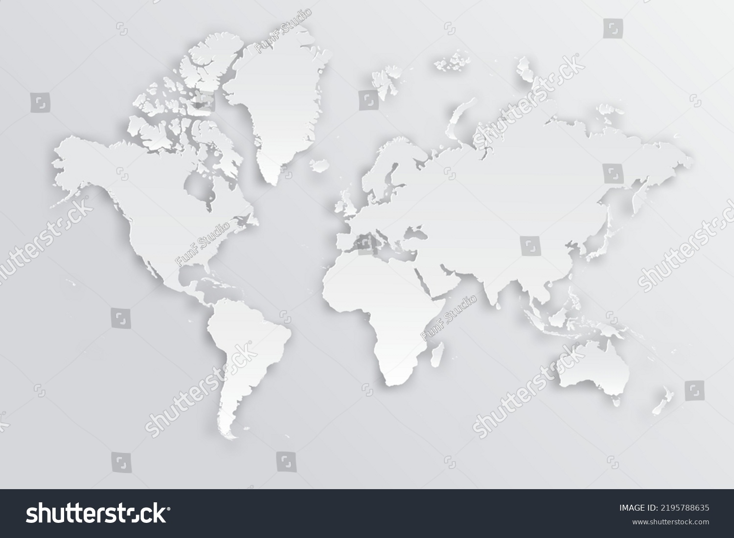 World Map World Map International Vector Stock Vector (Royalty Free ...