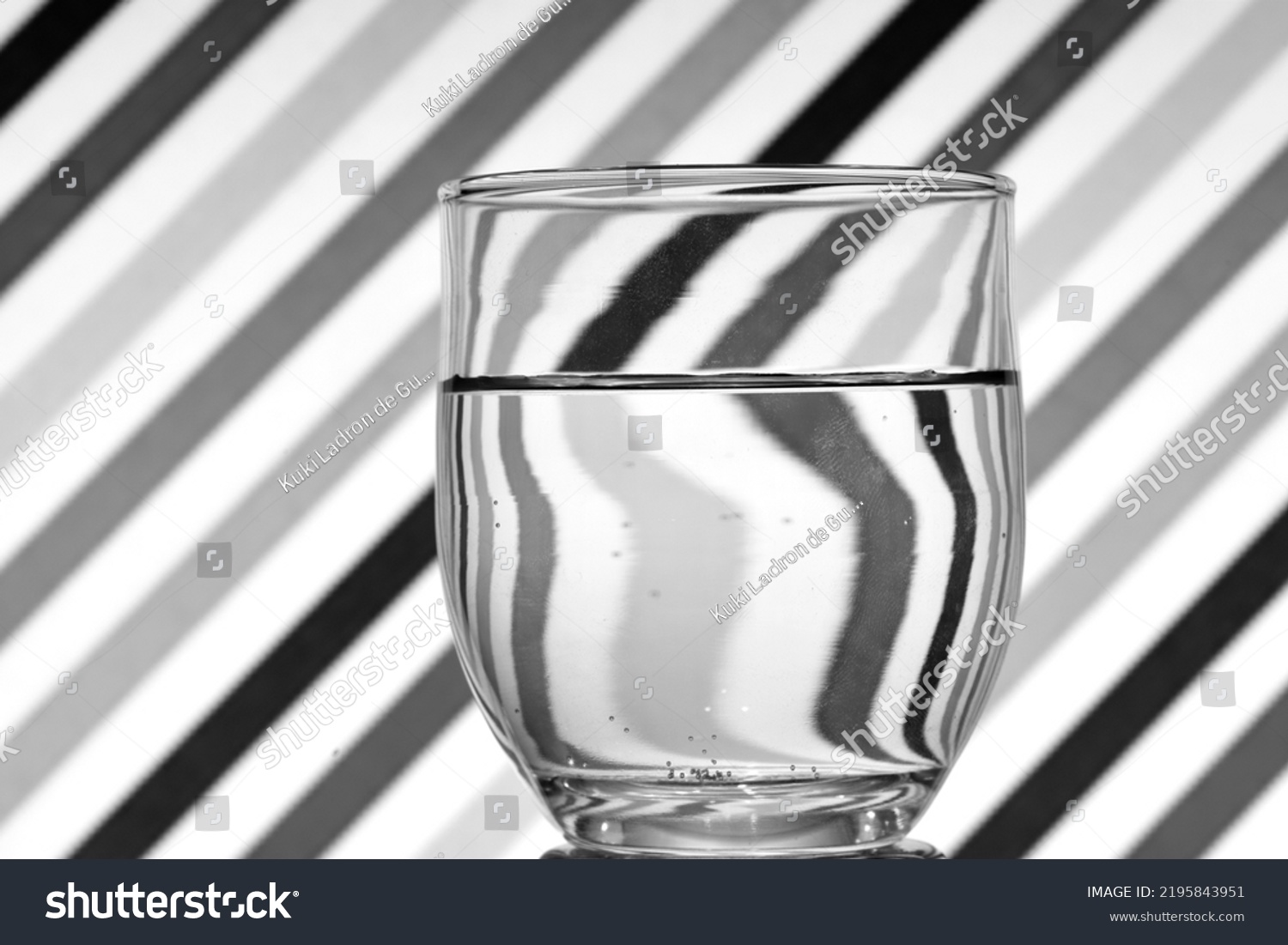 Optical Illusion Created By Refraction Light Stock Photo 2195843951 ...