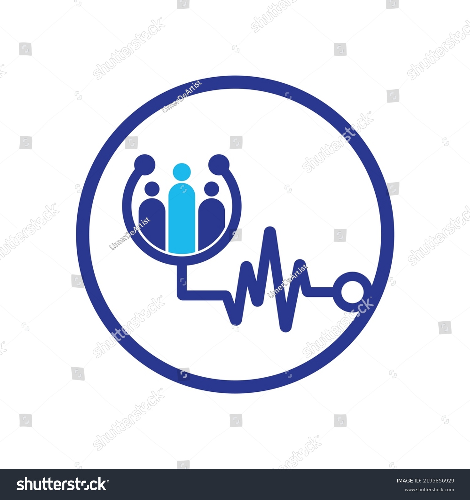 Family Medical Logo Template Design Vector Stock Vector (Royalty Free ...