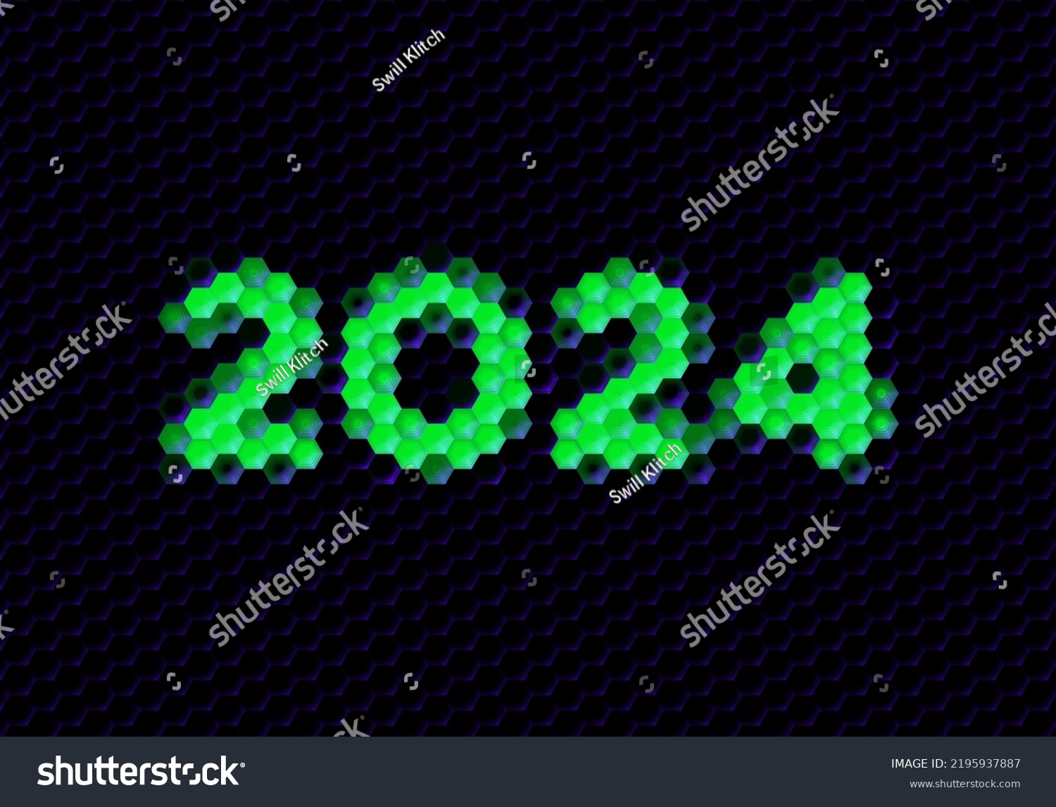 Sign 2024 Year Hex Pixel Grid Stock Vector Royalty Free 2195937887   Stock Vector Sign Of The Year With Hex Pixel Grid New Years Number Or Digits For Holiday Eve Celebration 2195937887 