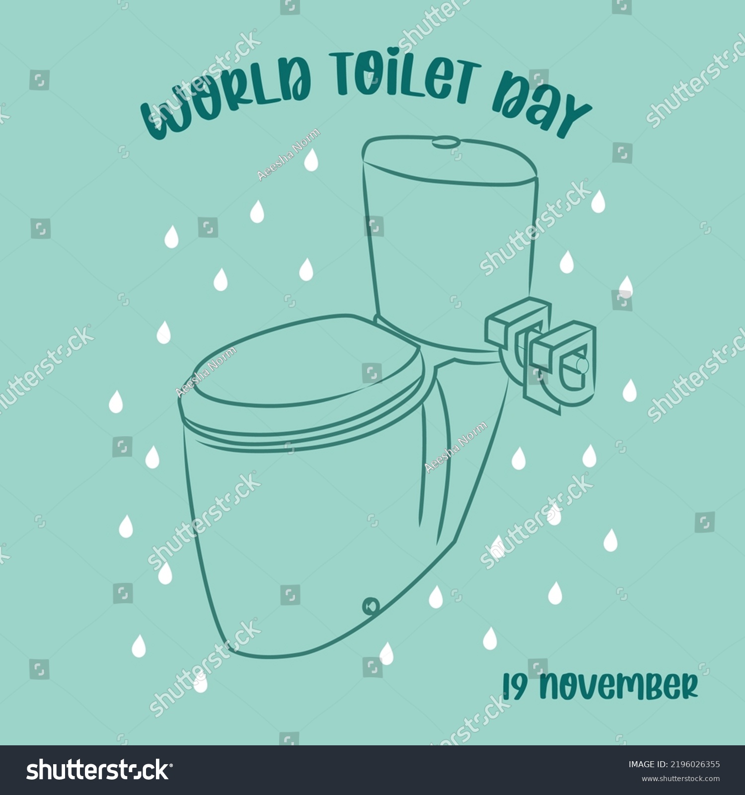 World Toilet Day Digital Banner Stock Vector (Royalty Free) 2196026355