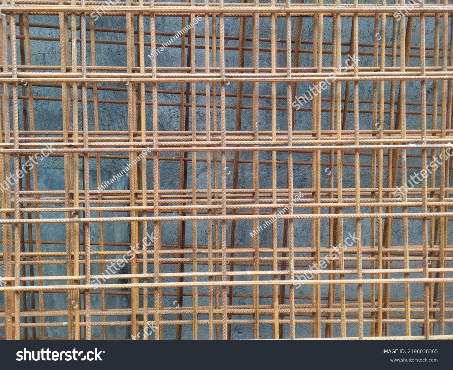 Rebar Bonded Steel Wire Use Construction Stock Photo 2196038365 ...