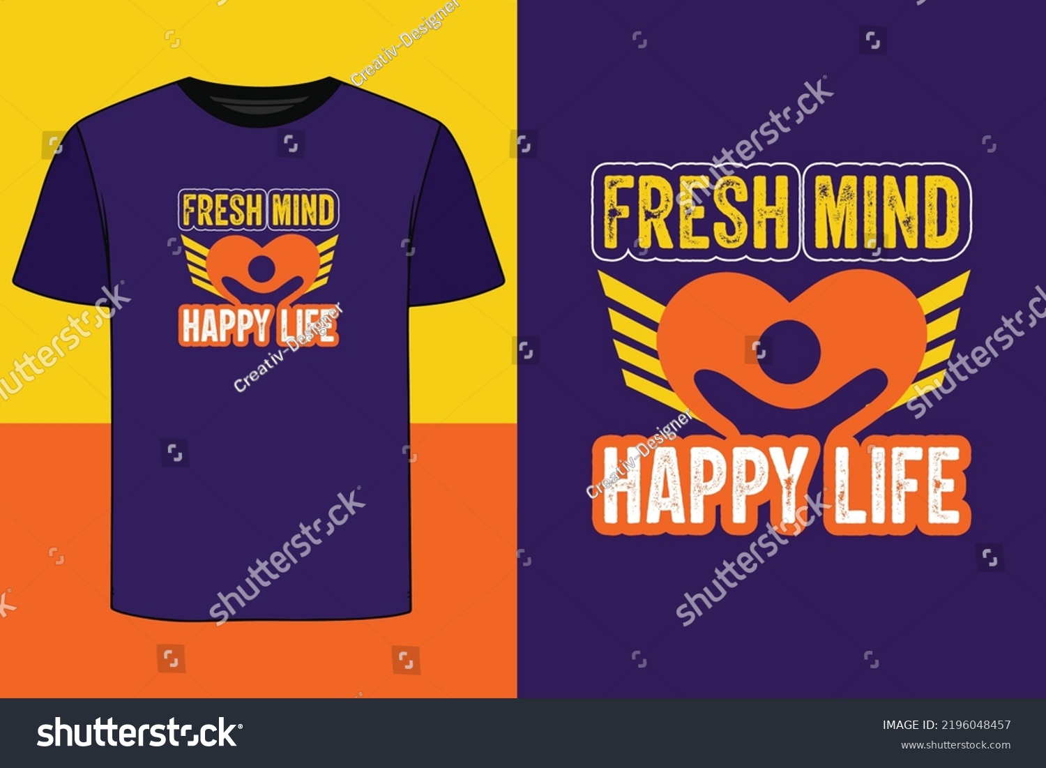 happy-life-stylish-tshirt-design-template-stock-vector-royalty-free