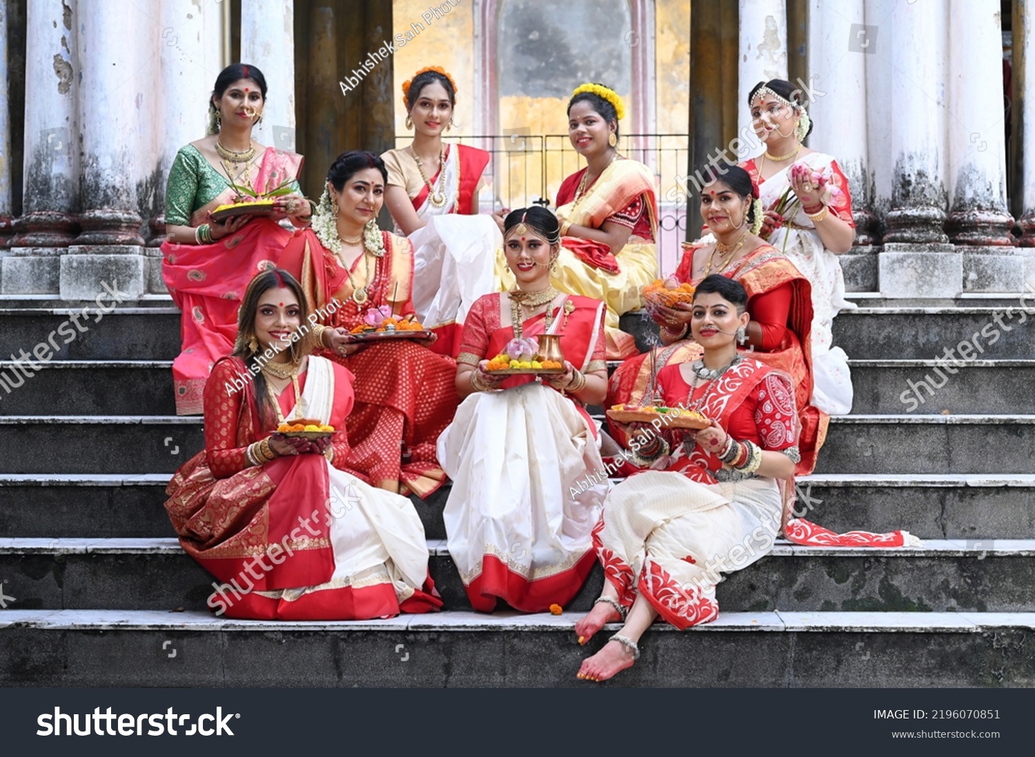 kolkata-india-august-2022-group-bengali-stock-photo-2196070851