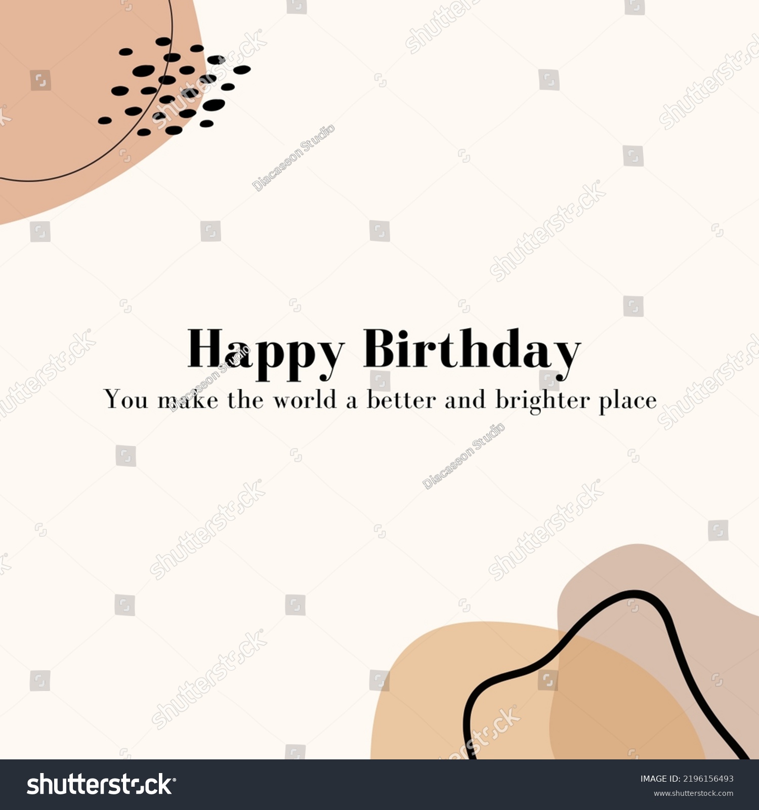 Happy Birthday Card Giftcard Template Design Stock Illustration Happy Birthday Card Giftcard Template Design Stock Illustration