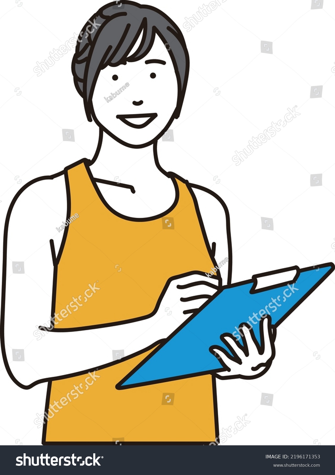 Asian Personal Trainer Charge Stock Vector Royalty Free 2196171353 asian-personal-trainer-charge-stock-vector-royalty-free-2196171353