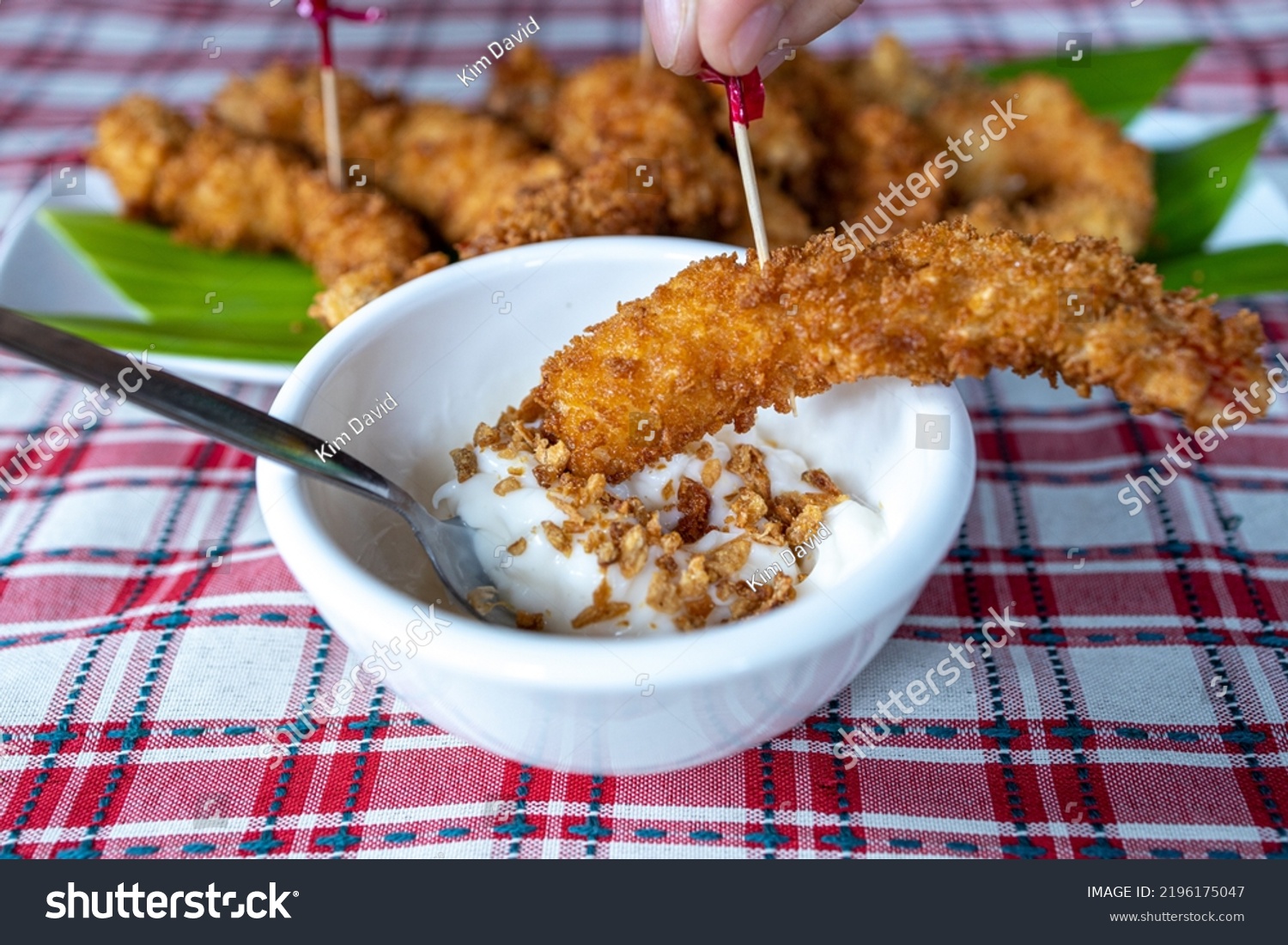 Popular Filipino Food Filipino Style Fried Stock Photo 2196175047