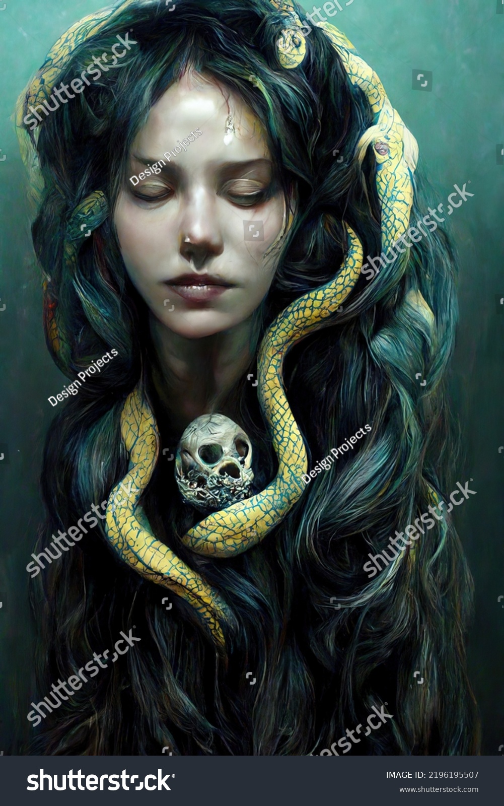 Gothic Horror Scene Gothic Fictional Woman Stock Illustration ...