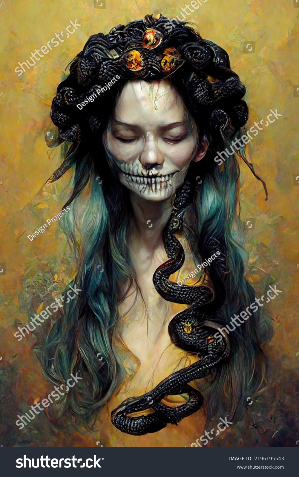 Gothic Horror Scene Gothic Fictional Woman Stock Illustration ...