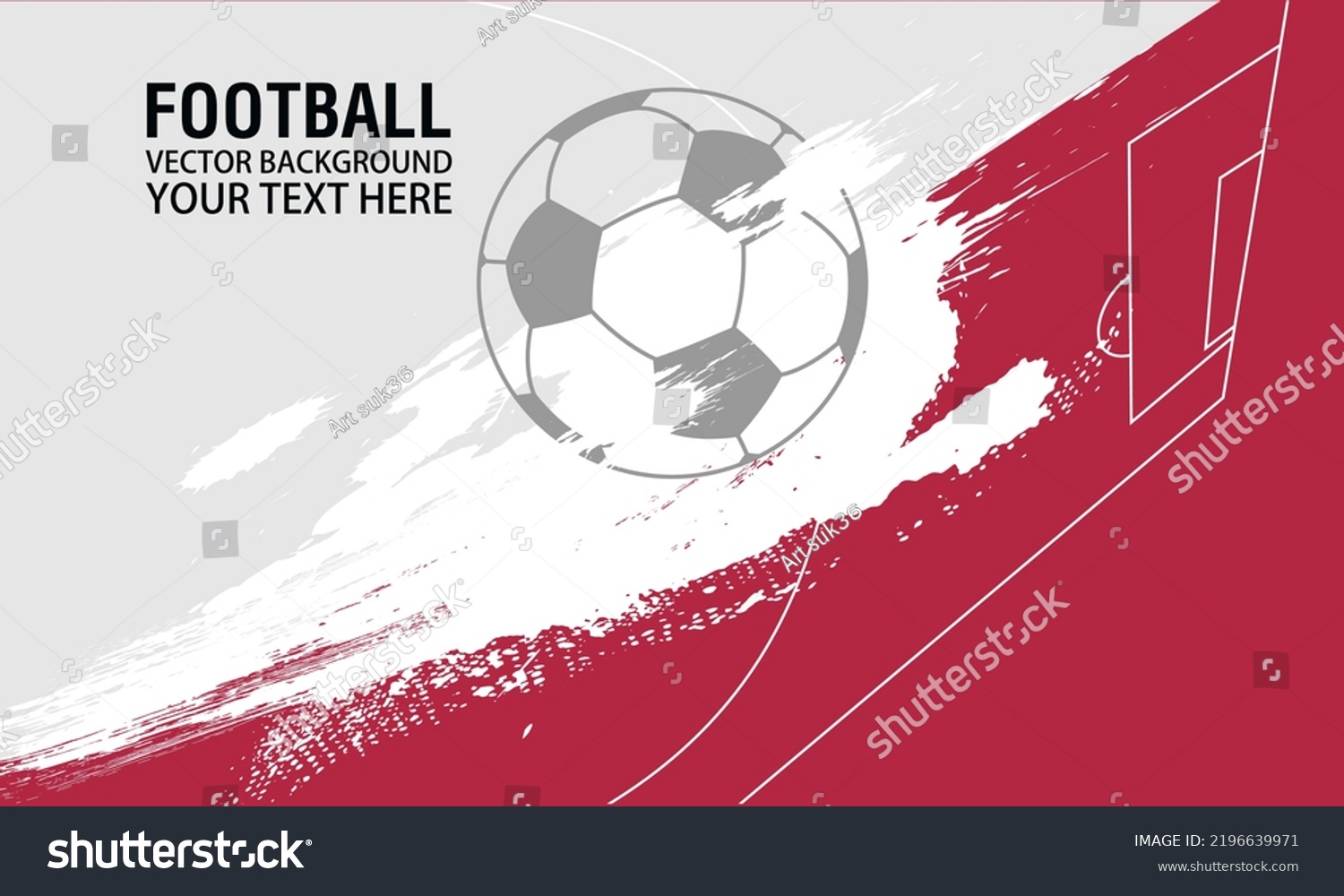 Football Soccer Abstract Background Soccer Ball Stock Vector (Royalty ...