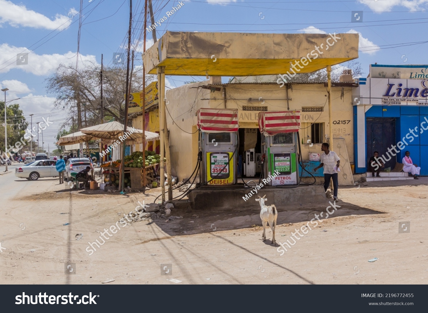 Hargeisa Somaliland April 12 2019 Small Stock Photo 2196772455   Stock Photo Hargeisa Somaliland April Small Petrol Station In Hargeisa Capital Of Somaliland 2196772455 