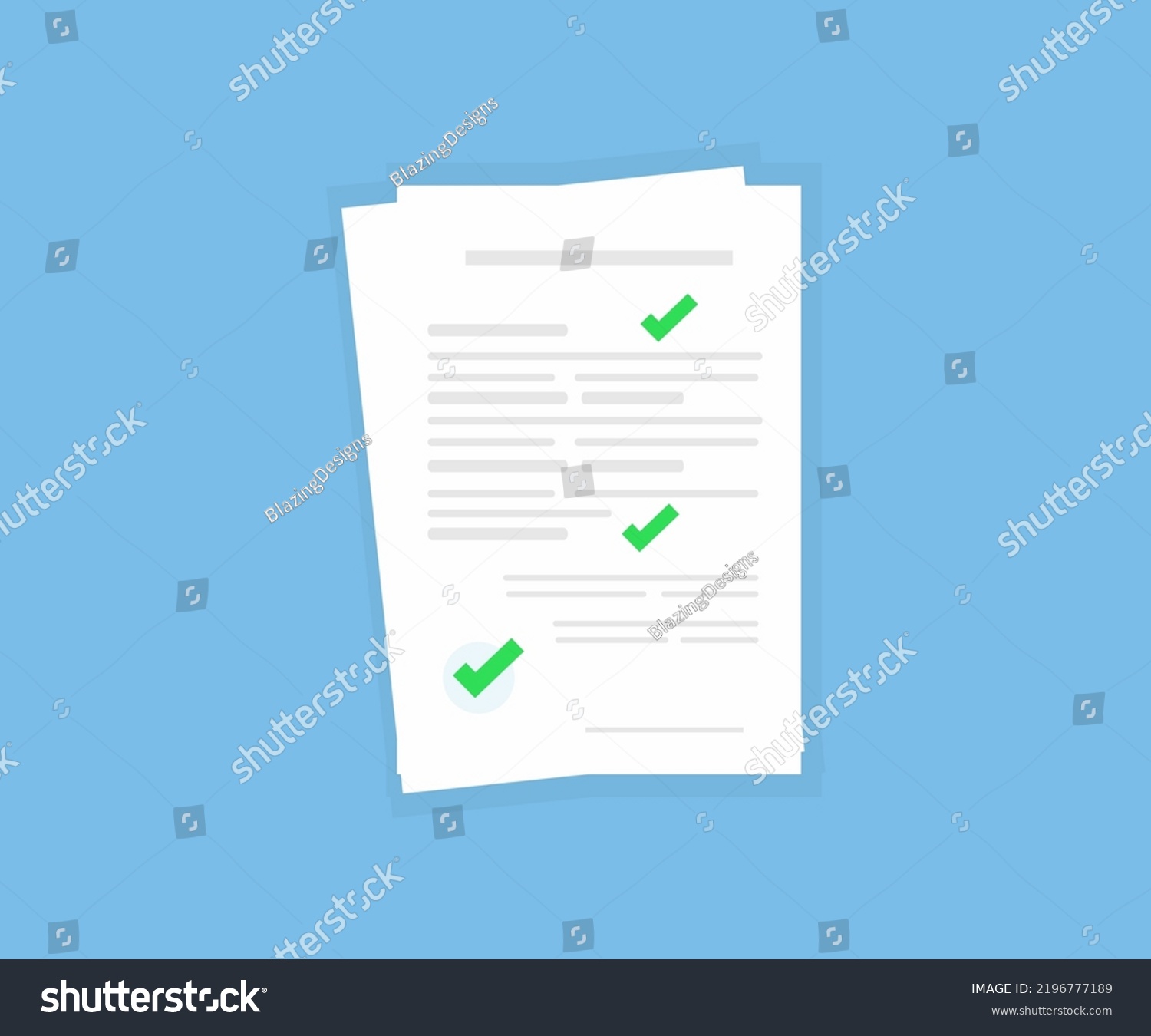 Document Inspection Assessment Evaluation Logo Design Stock Vector ...