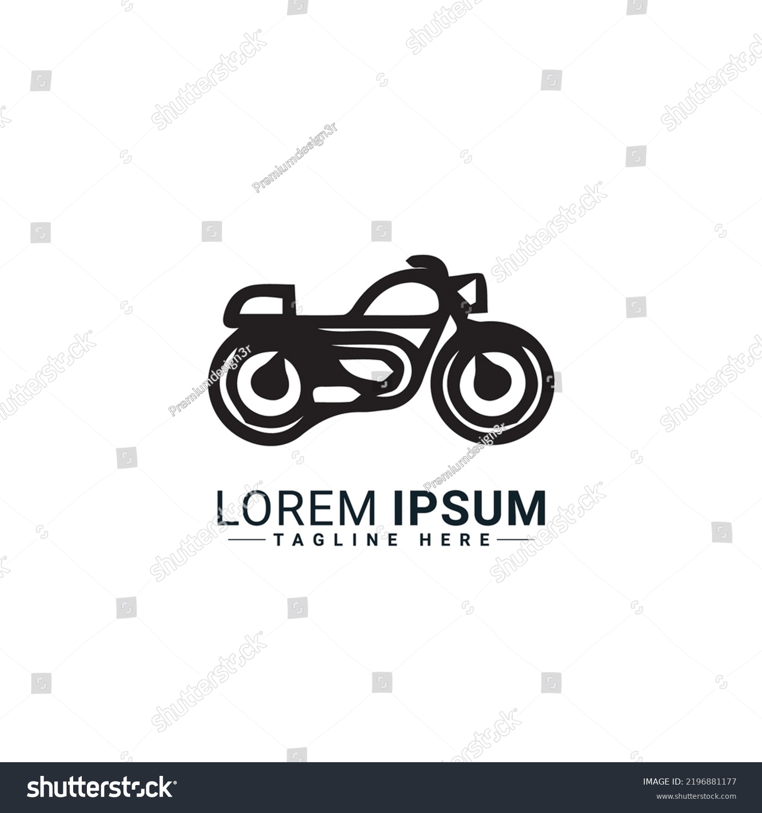 Motor Bike Logo Vector Illustration Design Stock Vector (Royalty Free ...