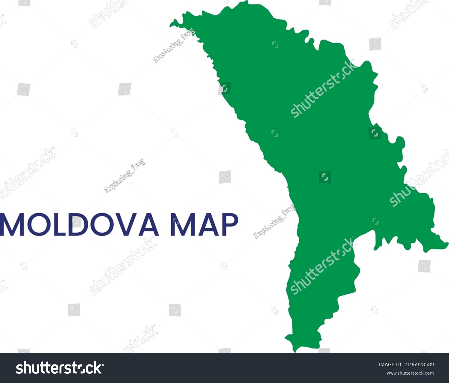 High Detailed Map Moldova Outline Map Stock Vector Royalty Free   Stock Vector High Detailed Map Of Moldova Outline Map Of Moldova Europe 2196928589 