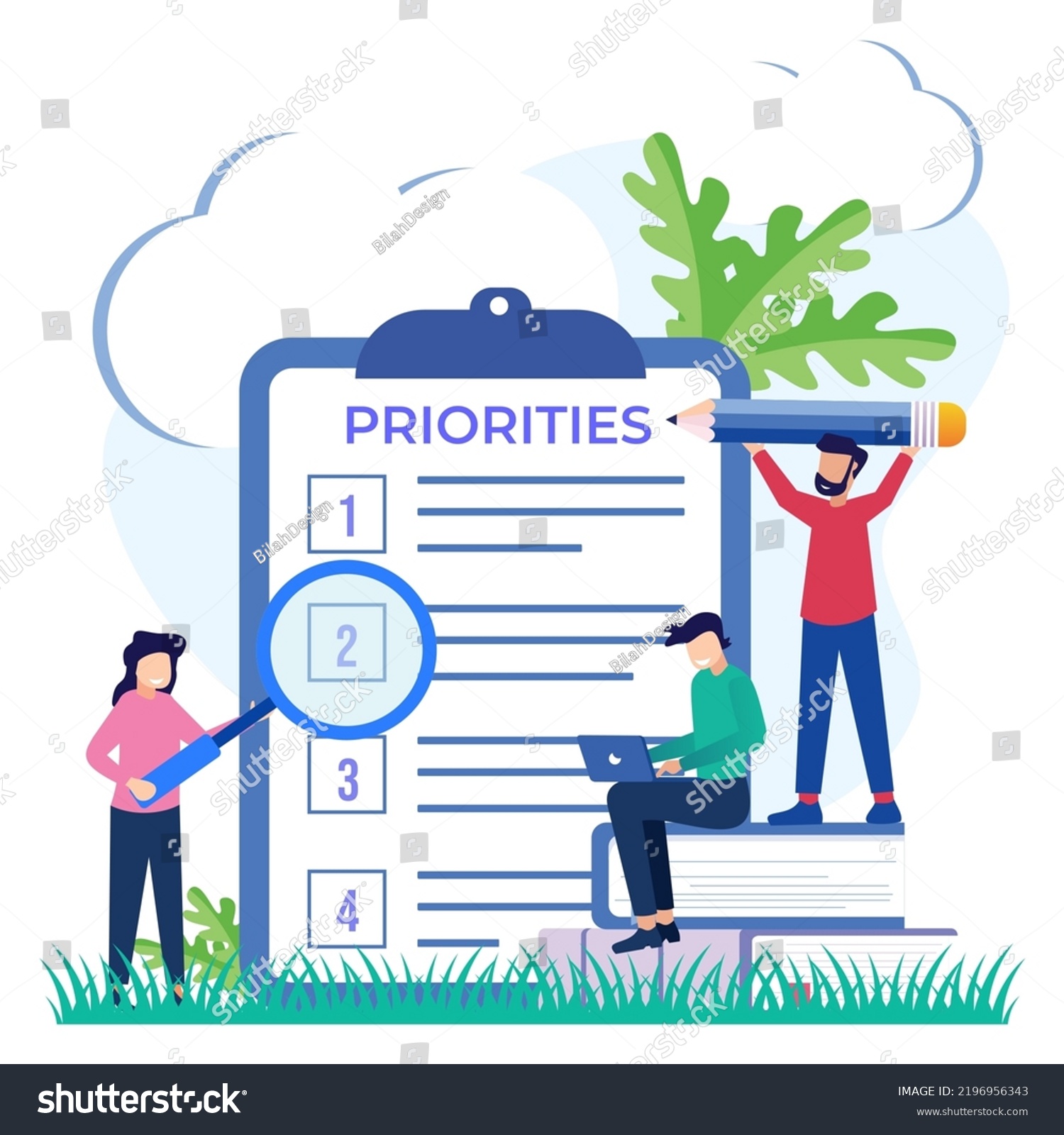 Priority Concept Vector Illustration Important Agenda Stock Vector ...